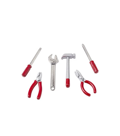 Mini Werkzeugset, 2 cm, 6teilig