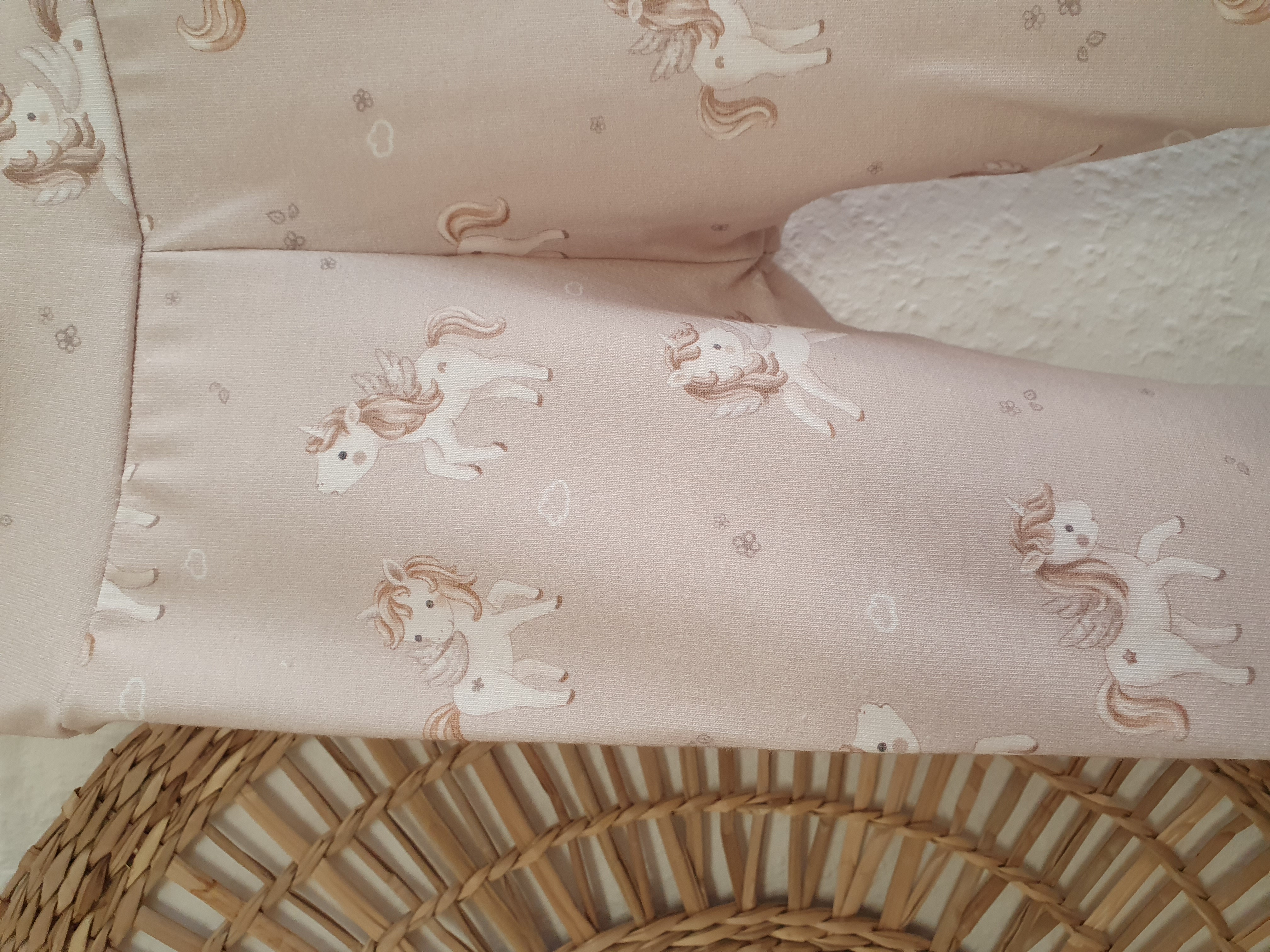 Leggings Einhorn beige