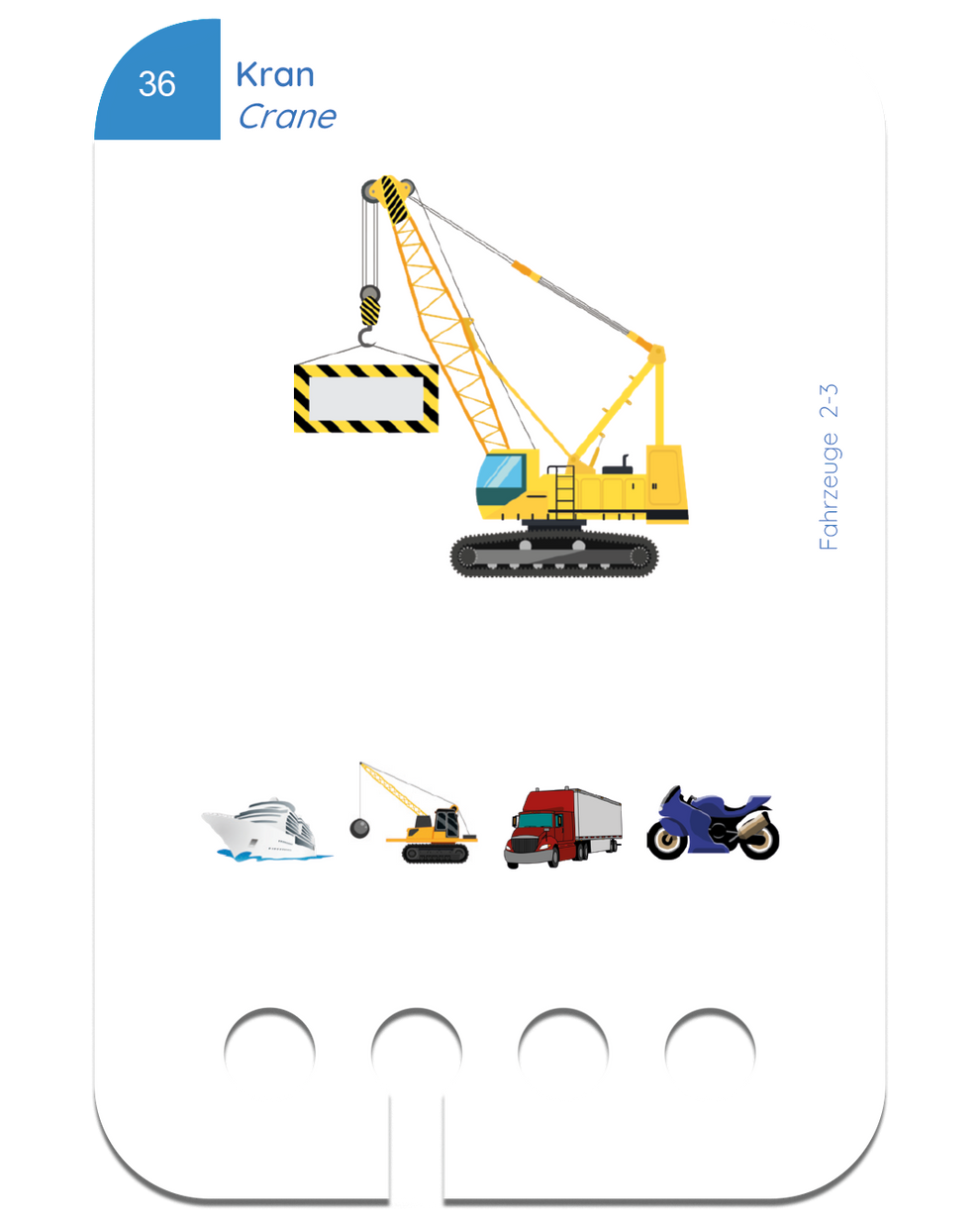Kartensatz Meine Fahrzeuge 2-3