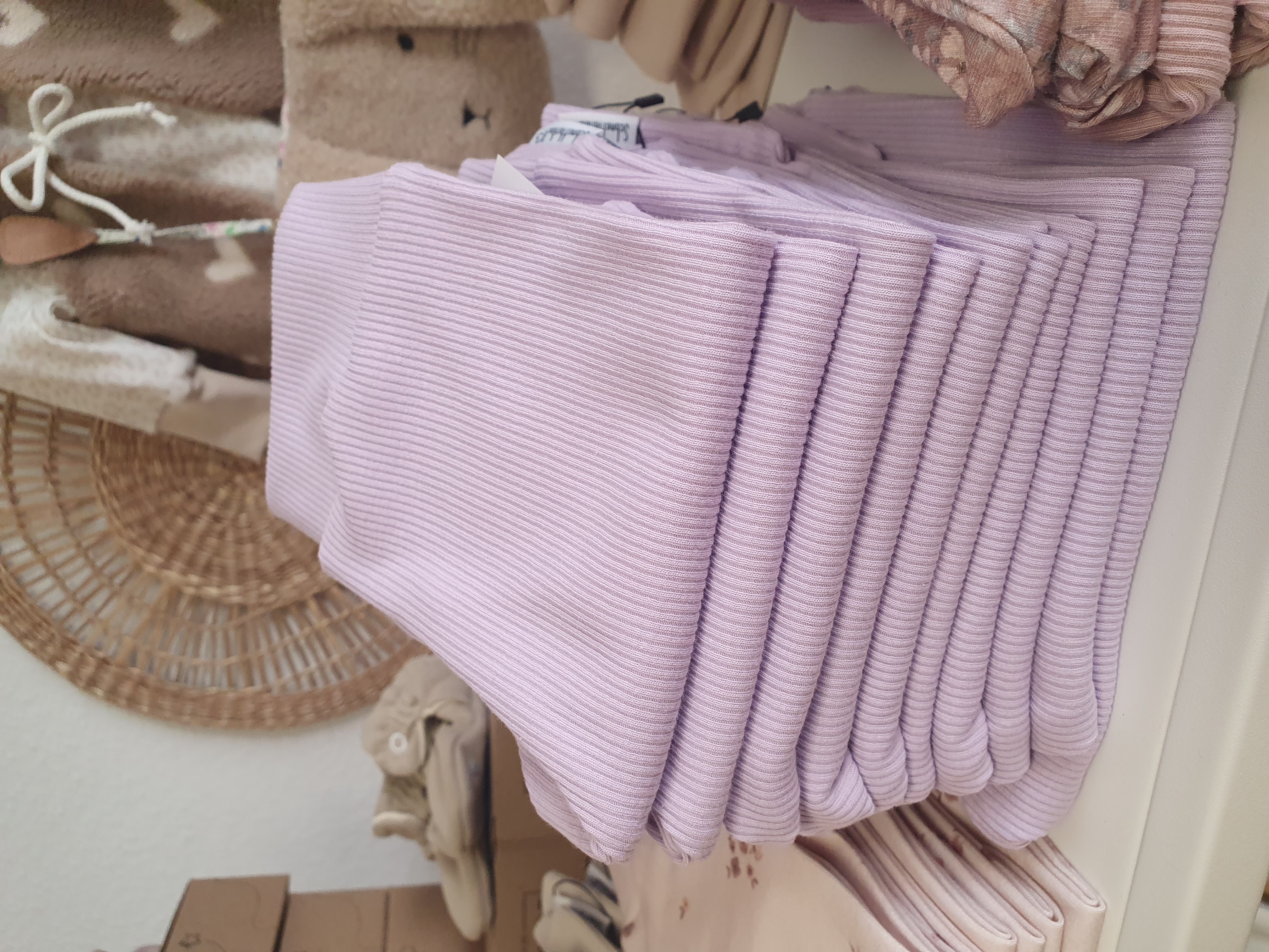 Leggings Rib flieder