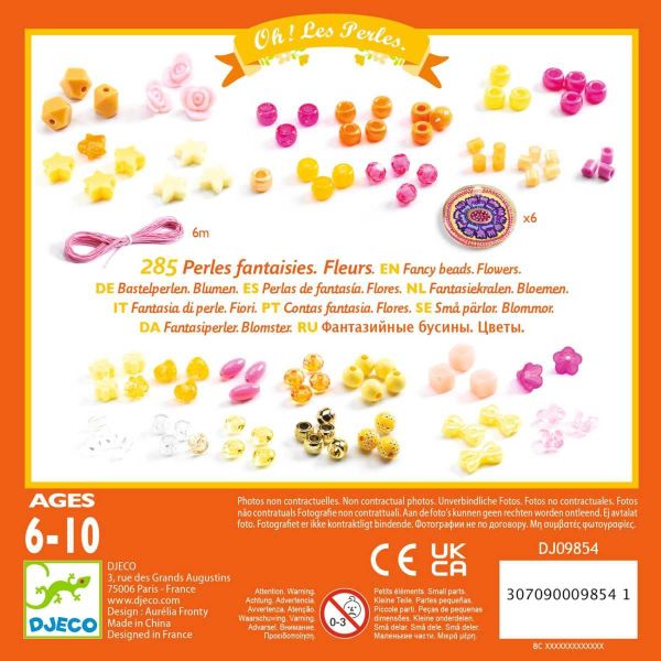 Schmuck basteln : Perlen Acryl Blumen