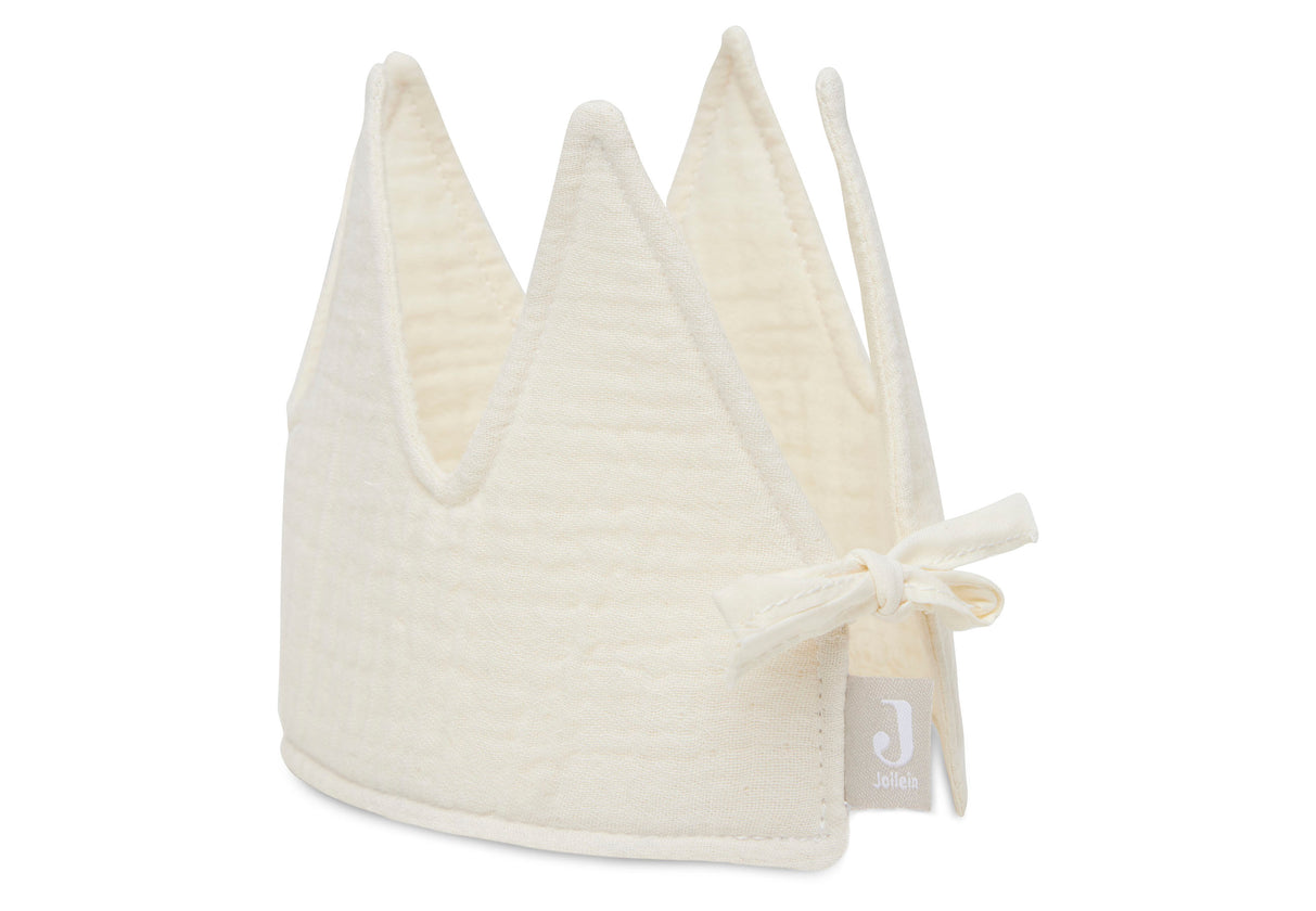 Geburtstagskrone 12x35cm ivory