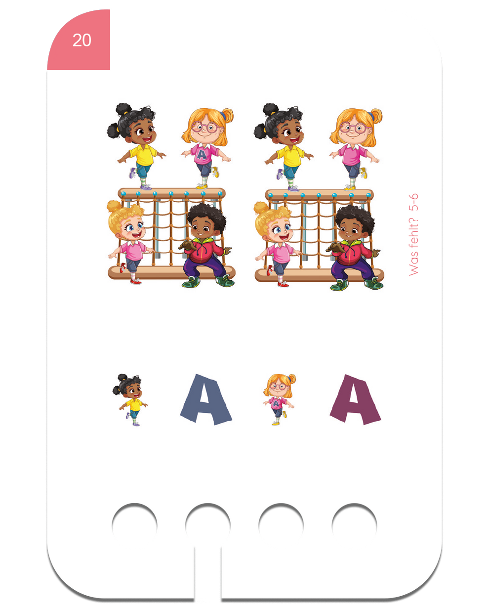 Kartensatz Was fehlt? 5-6