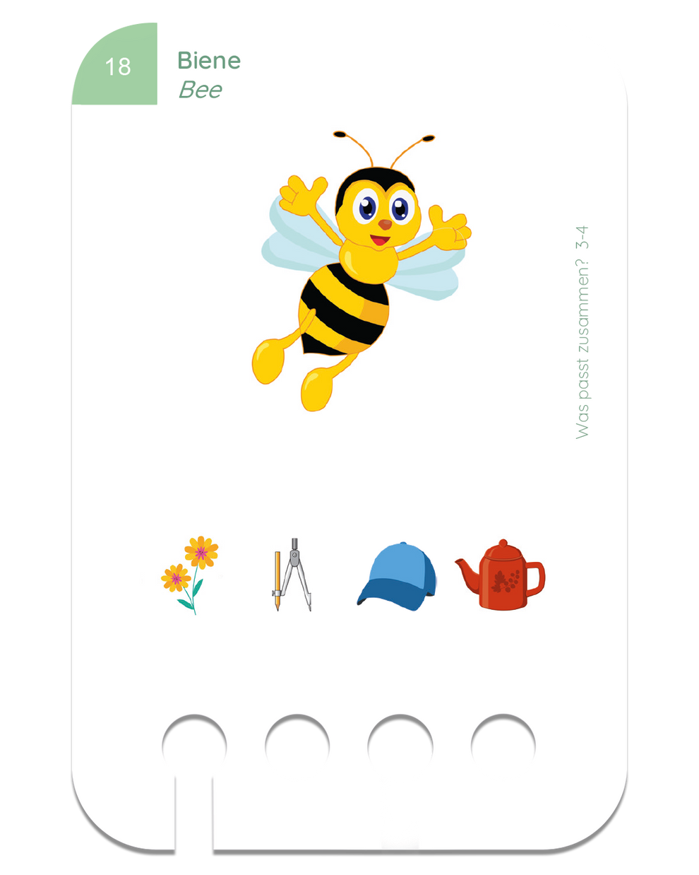 Kartensatz Was passt zusammen? 3-4