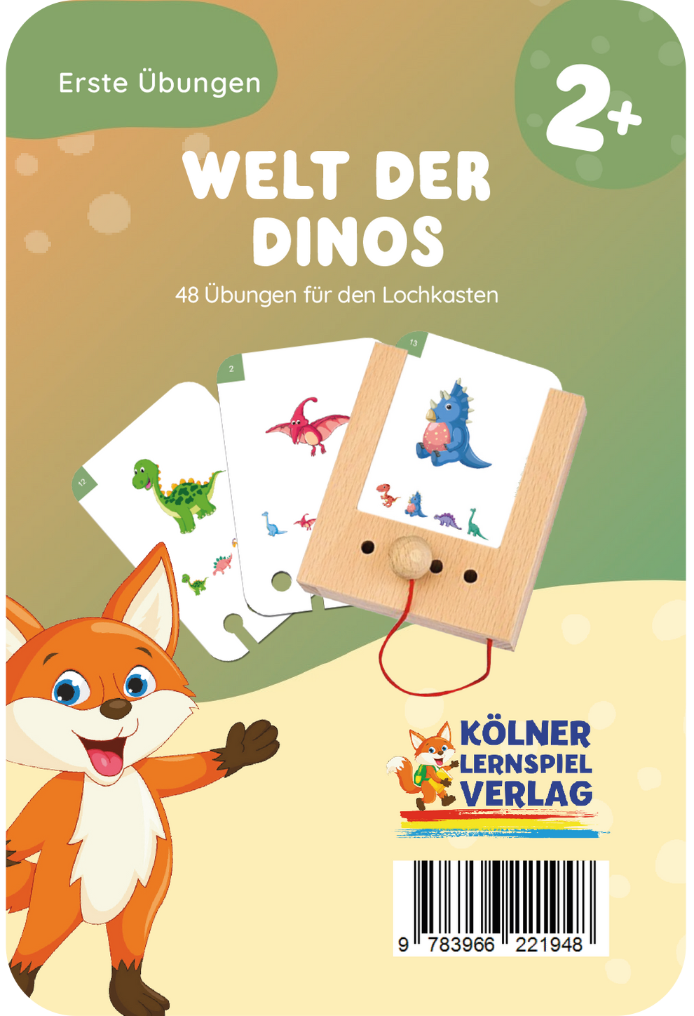 Kartensatz Welt der Dinos 2+