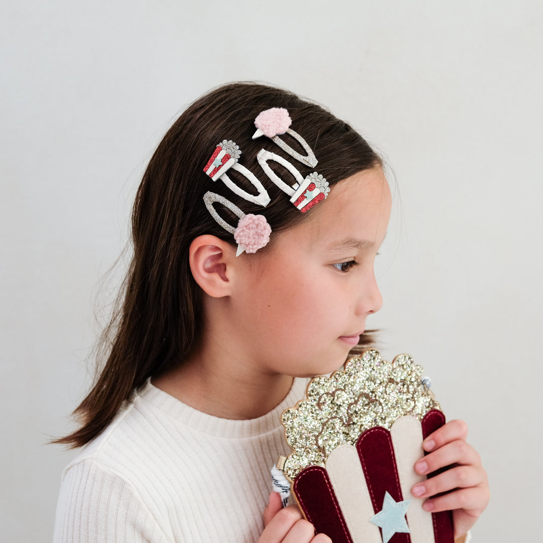 Popcorn & Zuckerwatte Clips 