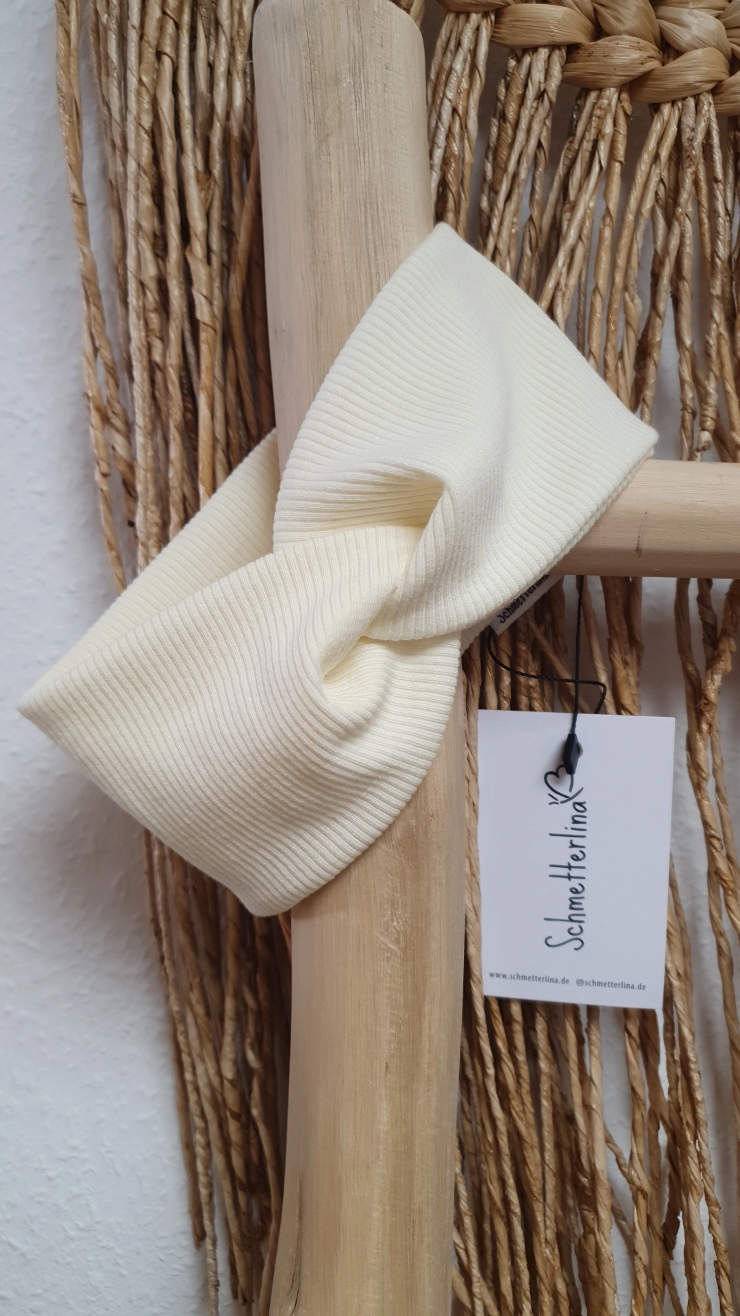 Stirnband pastellgelb 