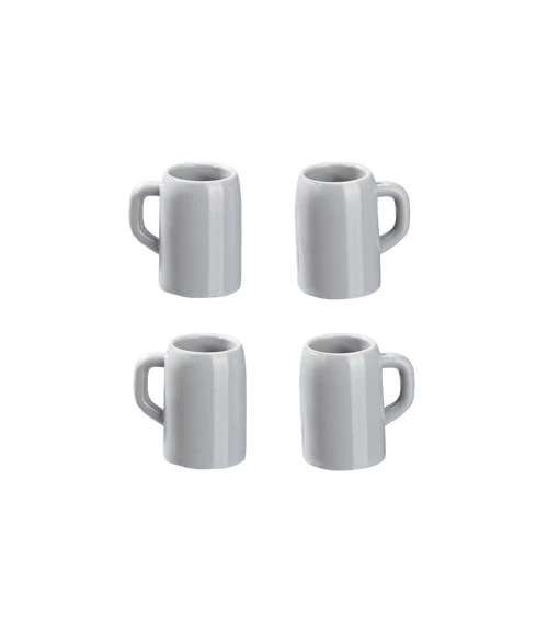 Miniatur Bierkrug - 4 Stück 