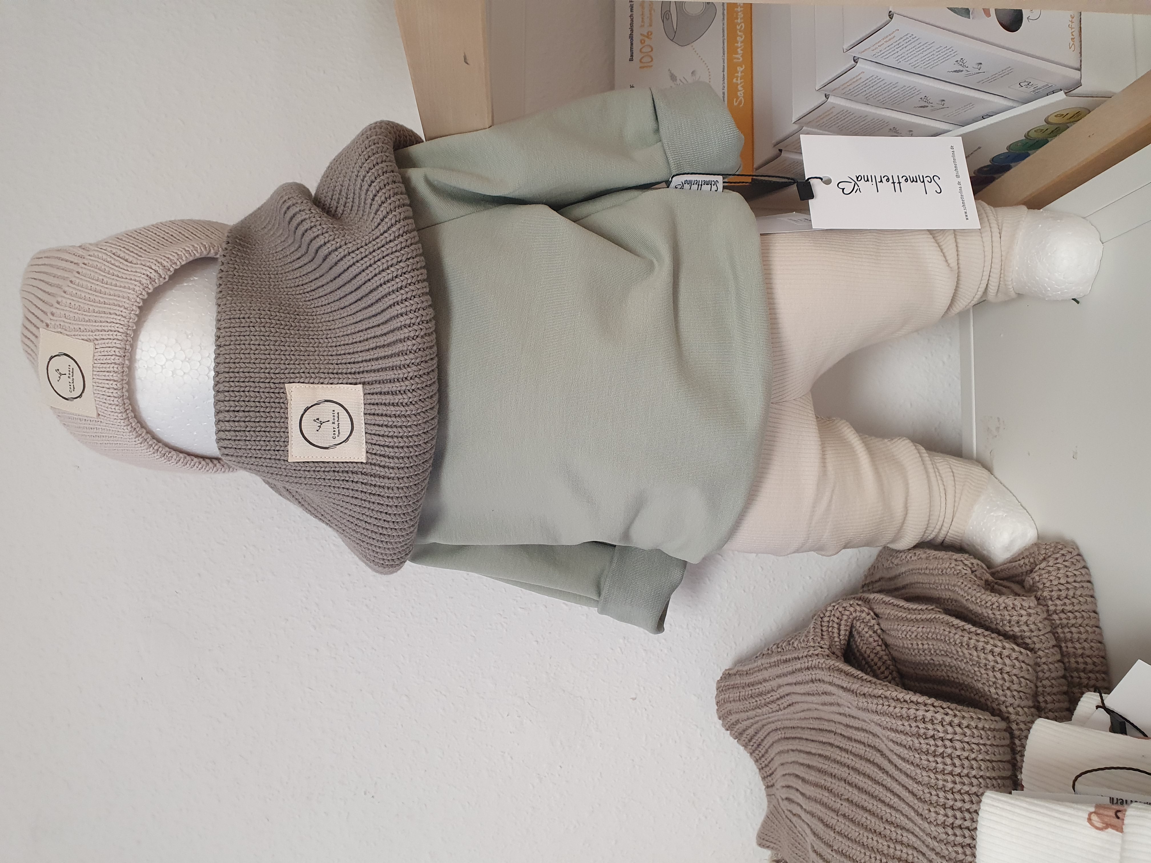 Leggings Rib hellbeige