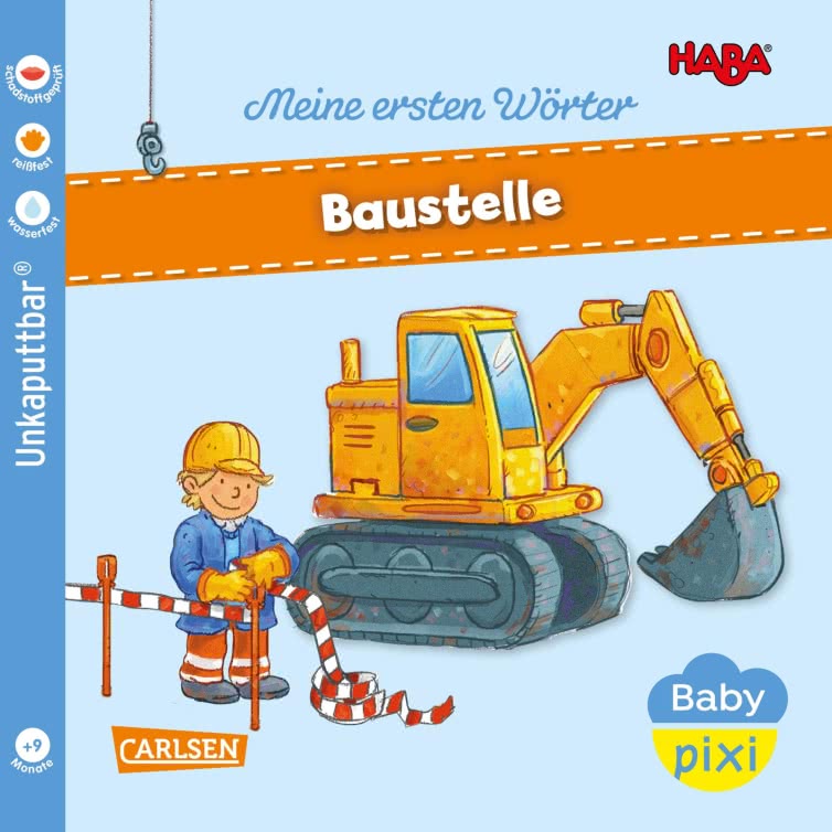 Baby Pixi Unkaputtbar - Meine ersten Wörter Baustelle 