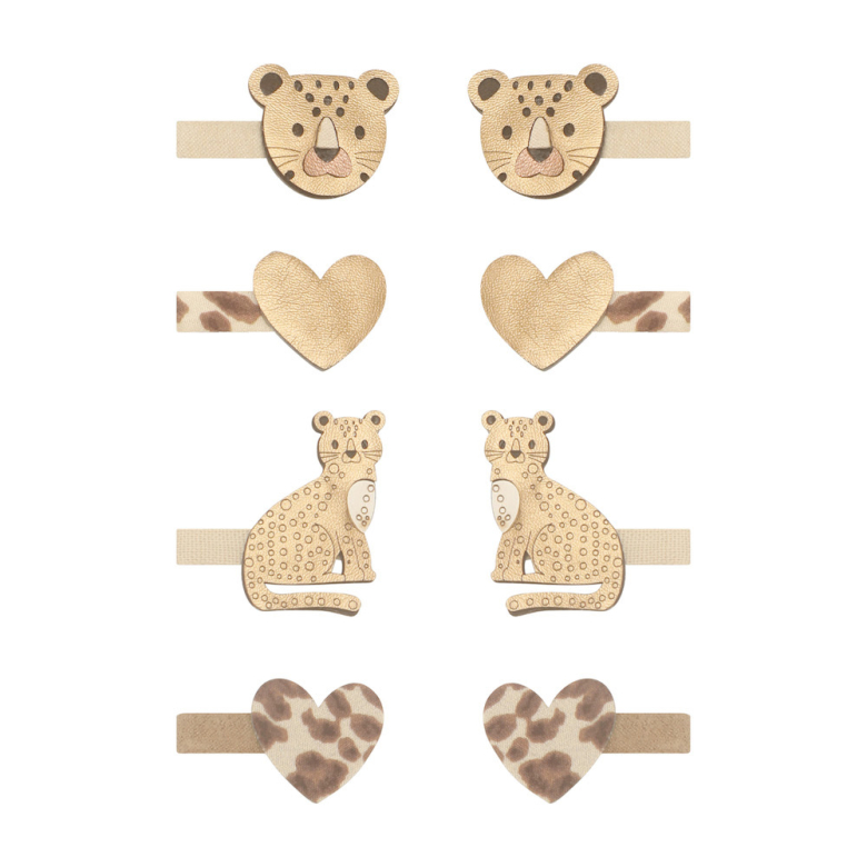 Larry Leopard Mini Clips  