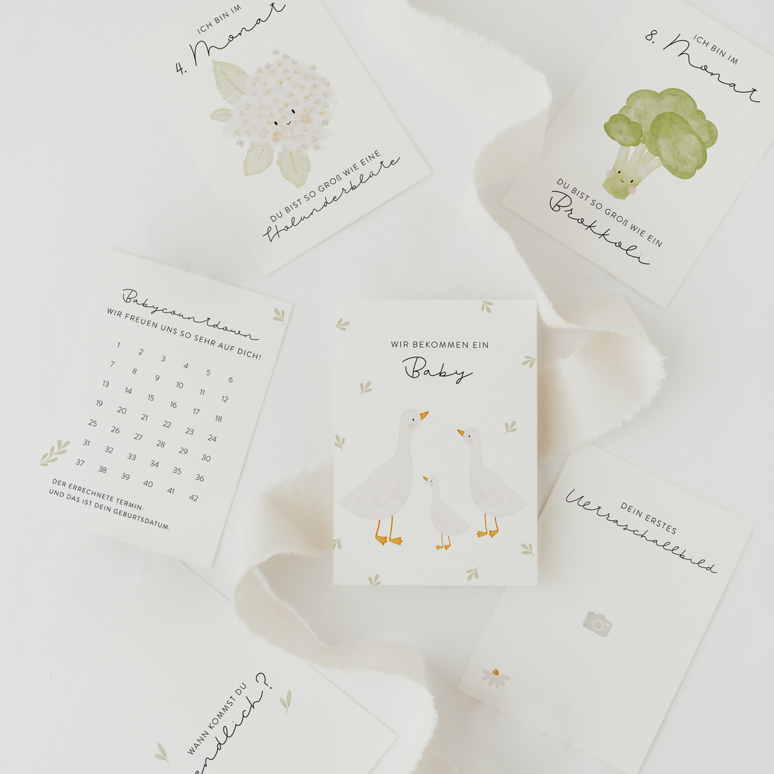 Meilensteinkarten Schwangerschaft 