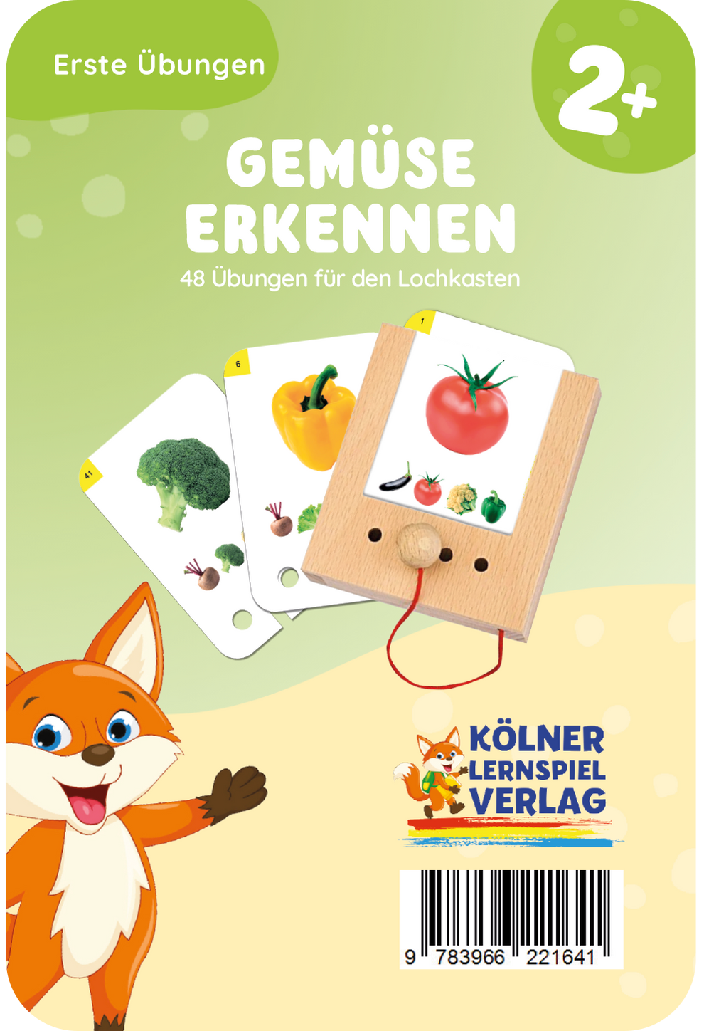 Kartensatz Gemüse erkennen 2+