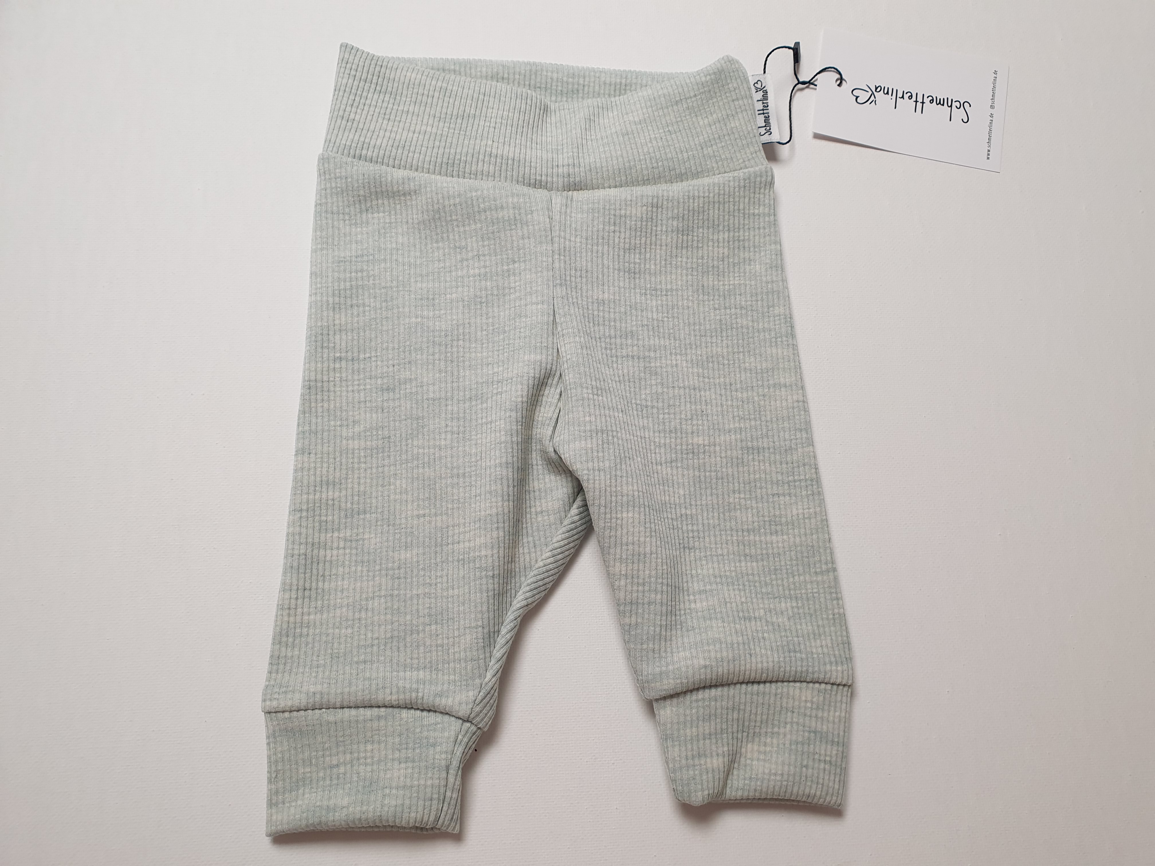 Leggings Rib grün meliert 