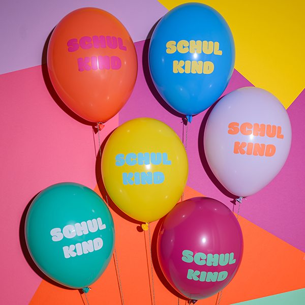 Ballons Schulkind