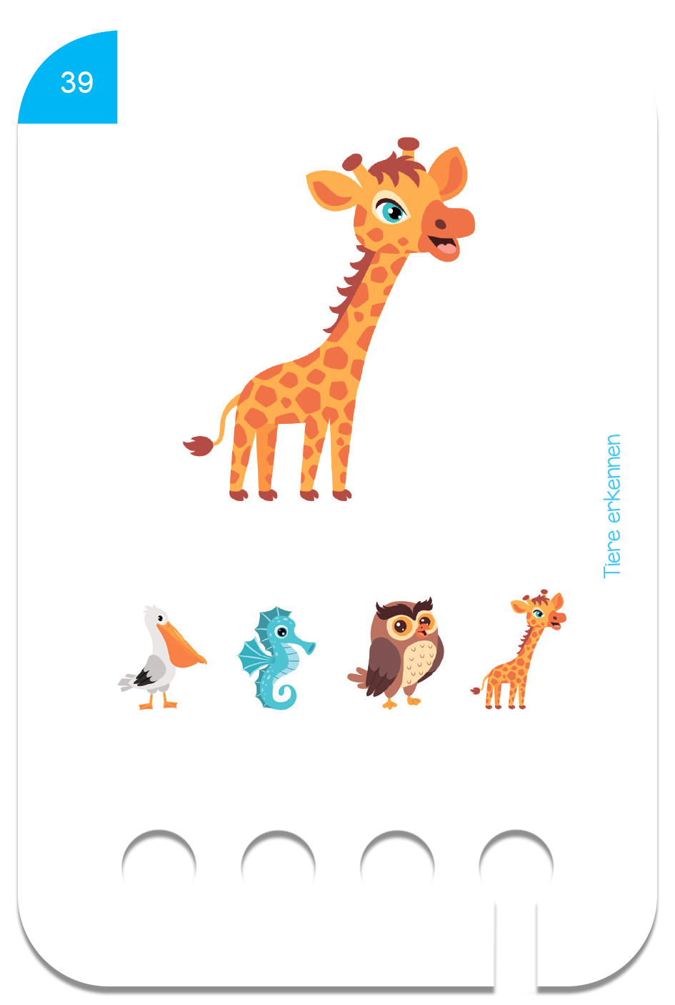 Kartensatz Tiere erkennen 2+