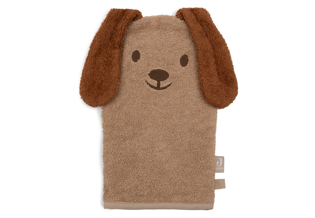 Waschlappen Frottee Hund