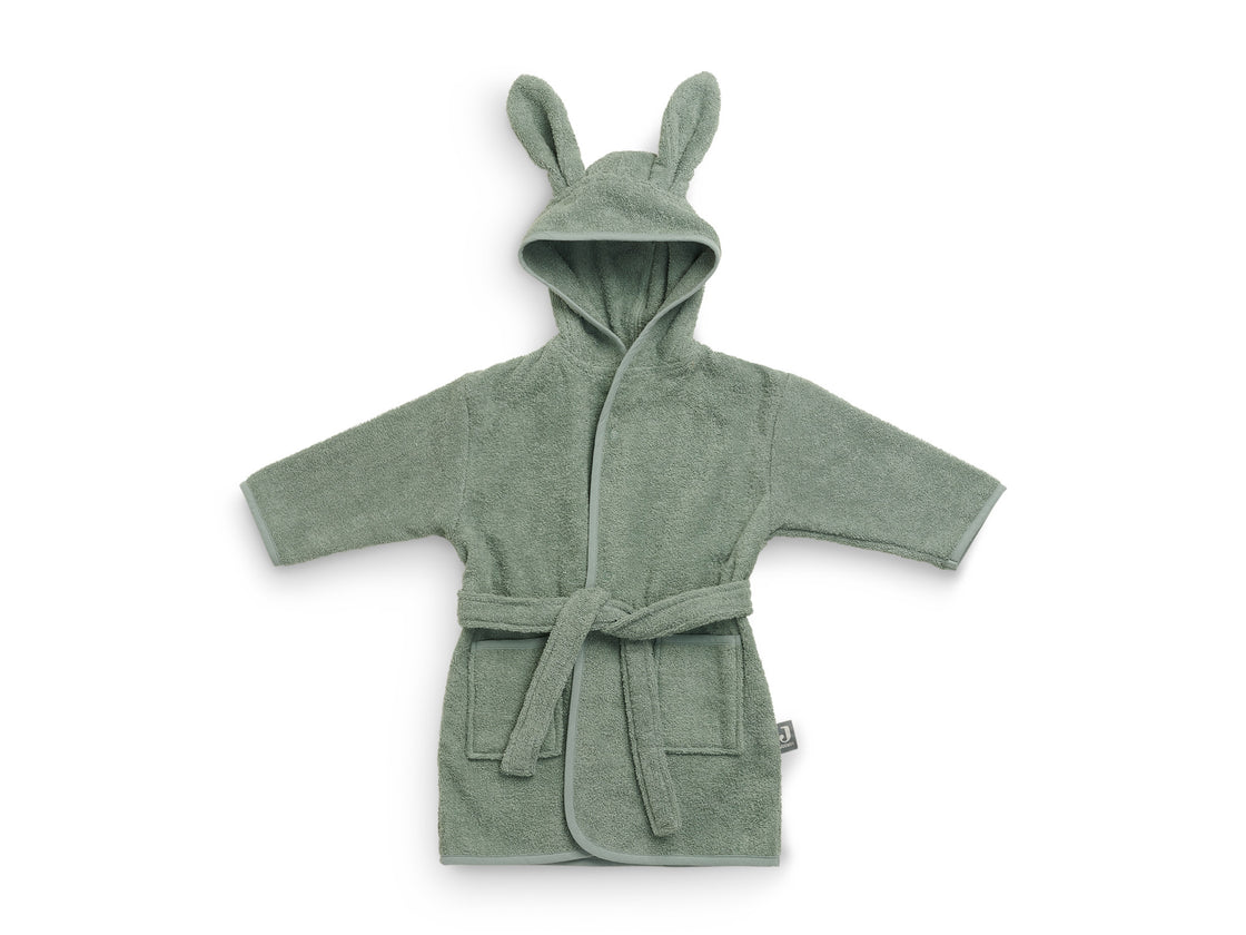 Bademantel 3-4 Jahre Frottee - ashgreen