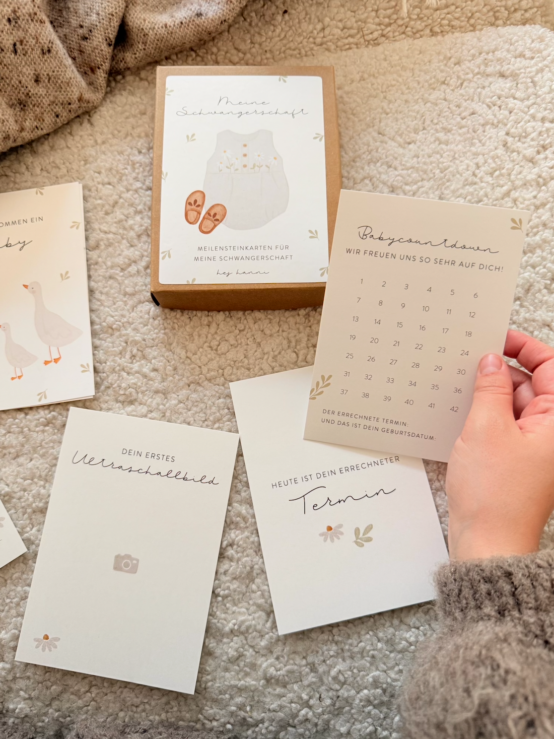 Meilensteinkarten Schwangerschaft 