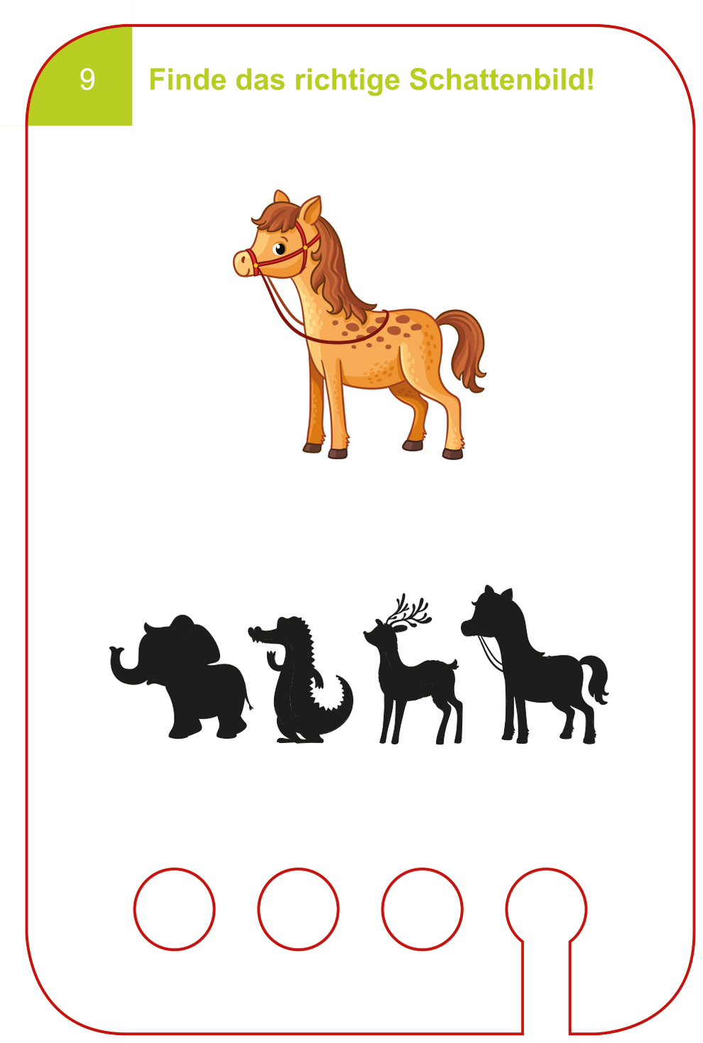 Kartensatz Erste Schattenspiele 3+ 