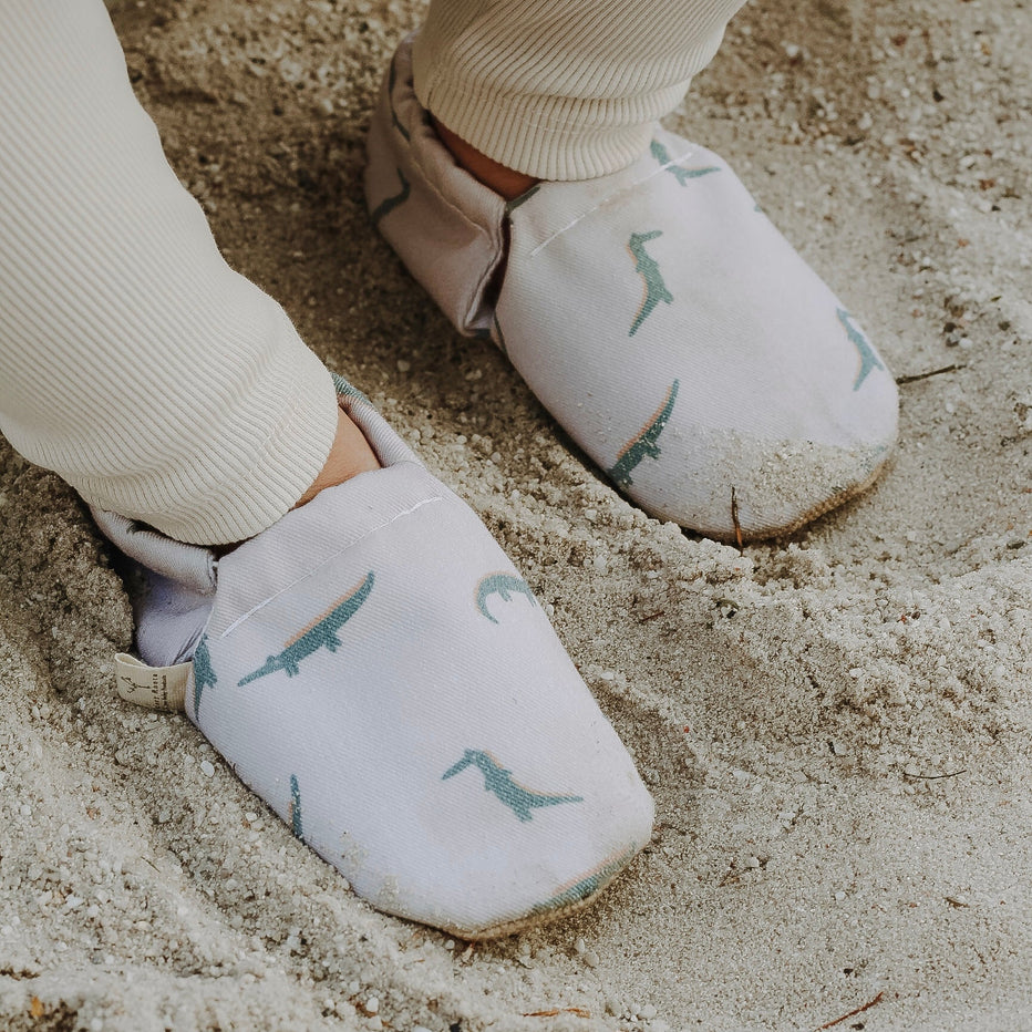 Vegan shoes - happy crocodile 