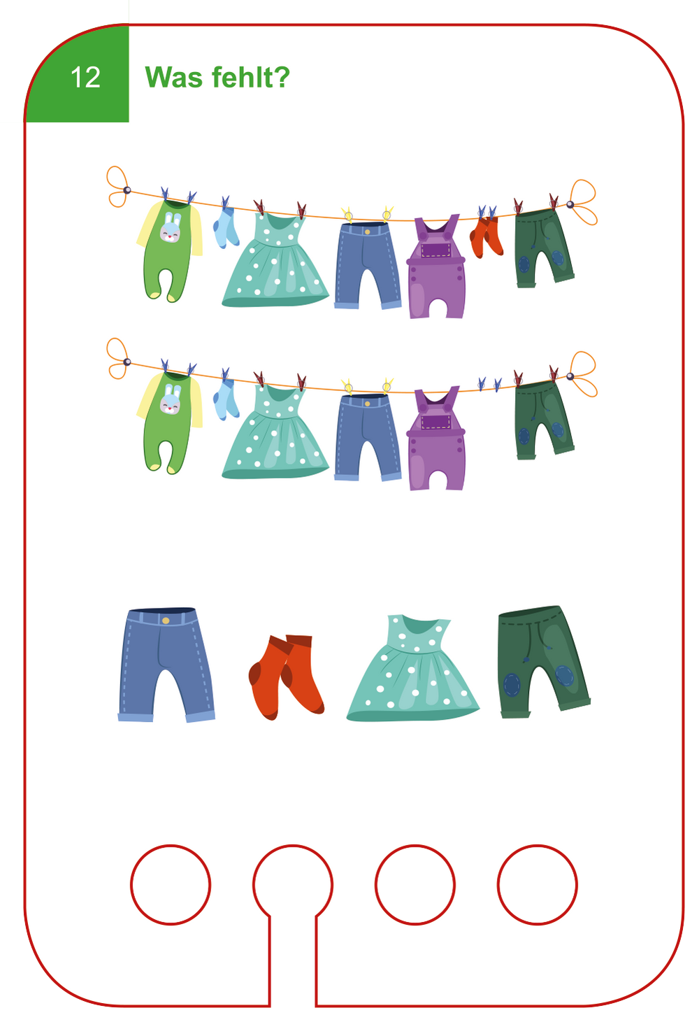 Kartensatz Erste Konzentrationsspiele 4+ 