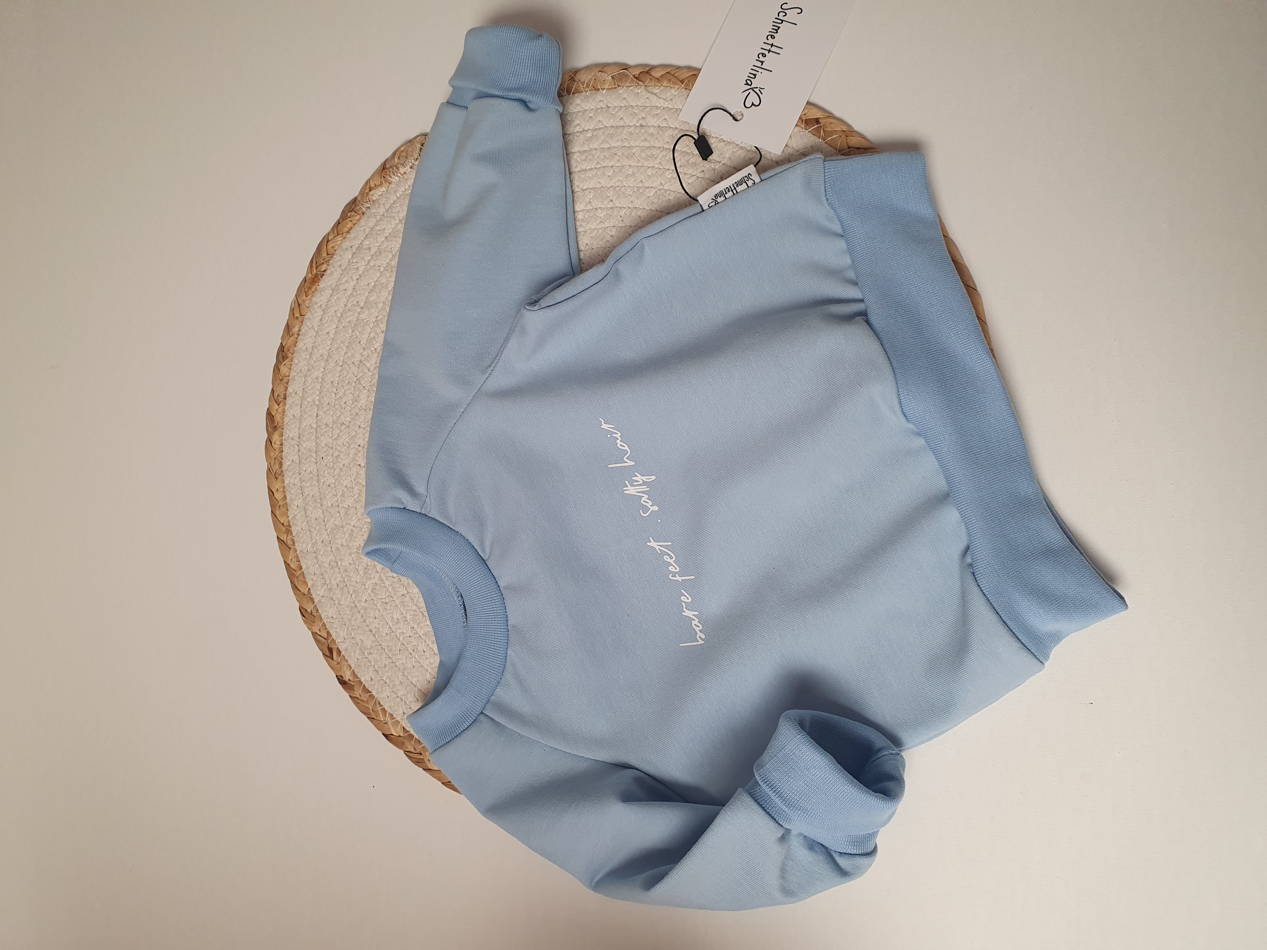 Sweater pastellblau  'bare feet-salty hair' 