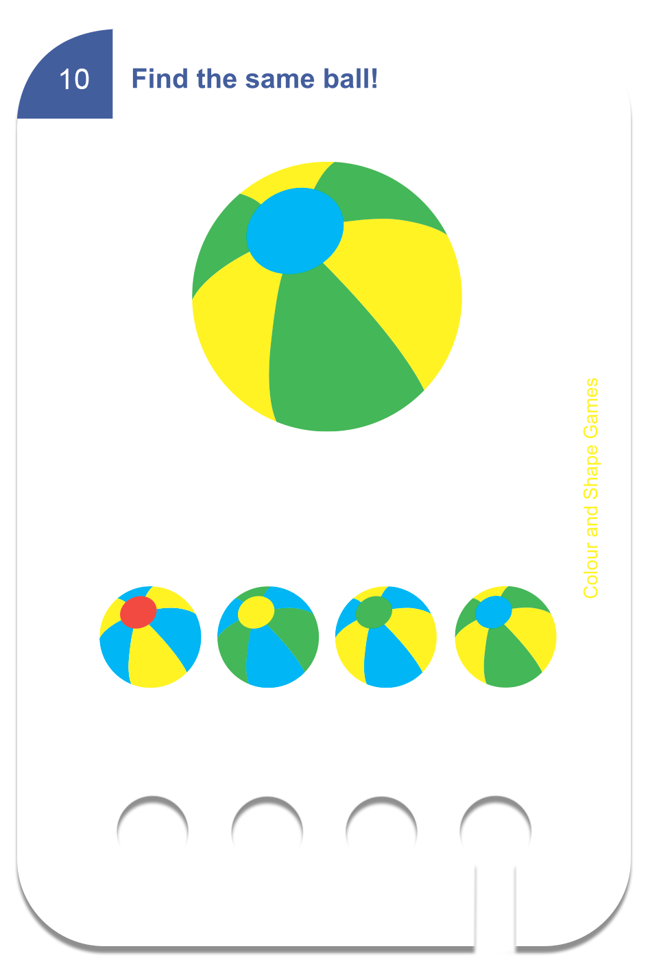 Kartensätze Farb und Formspiele 3+  
