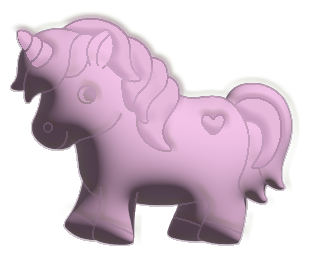 Sandförmchen Einhorn 