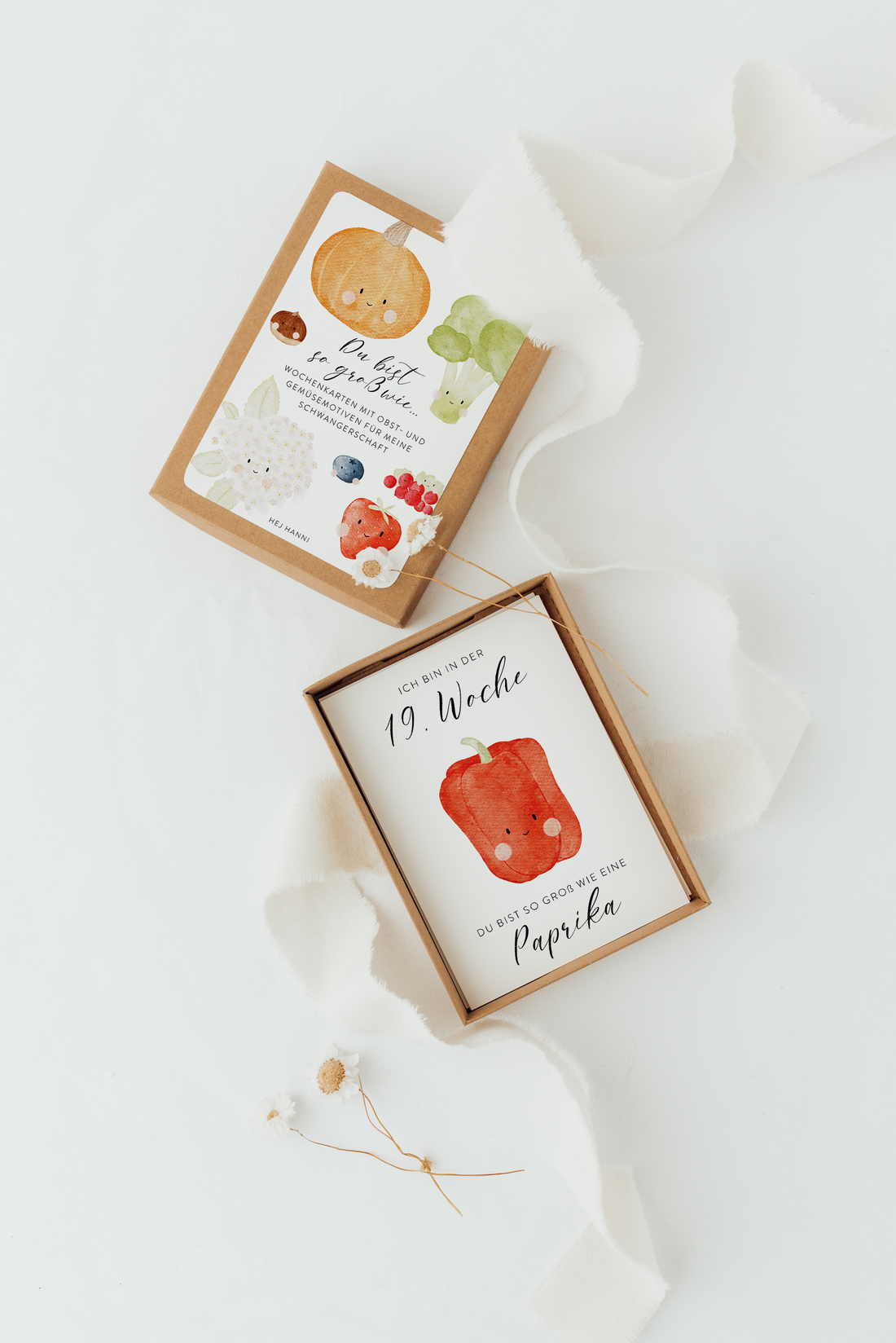 Wochenkarten Obst und Gemüse Schwanger