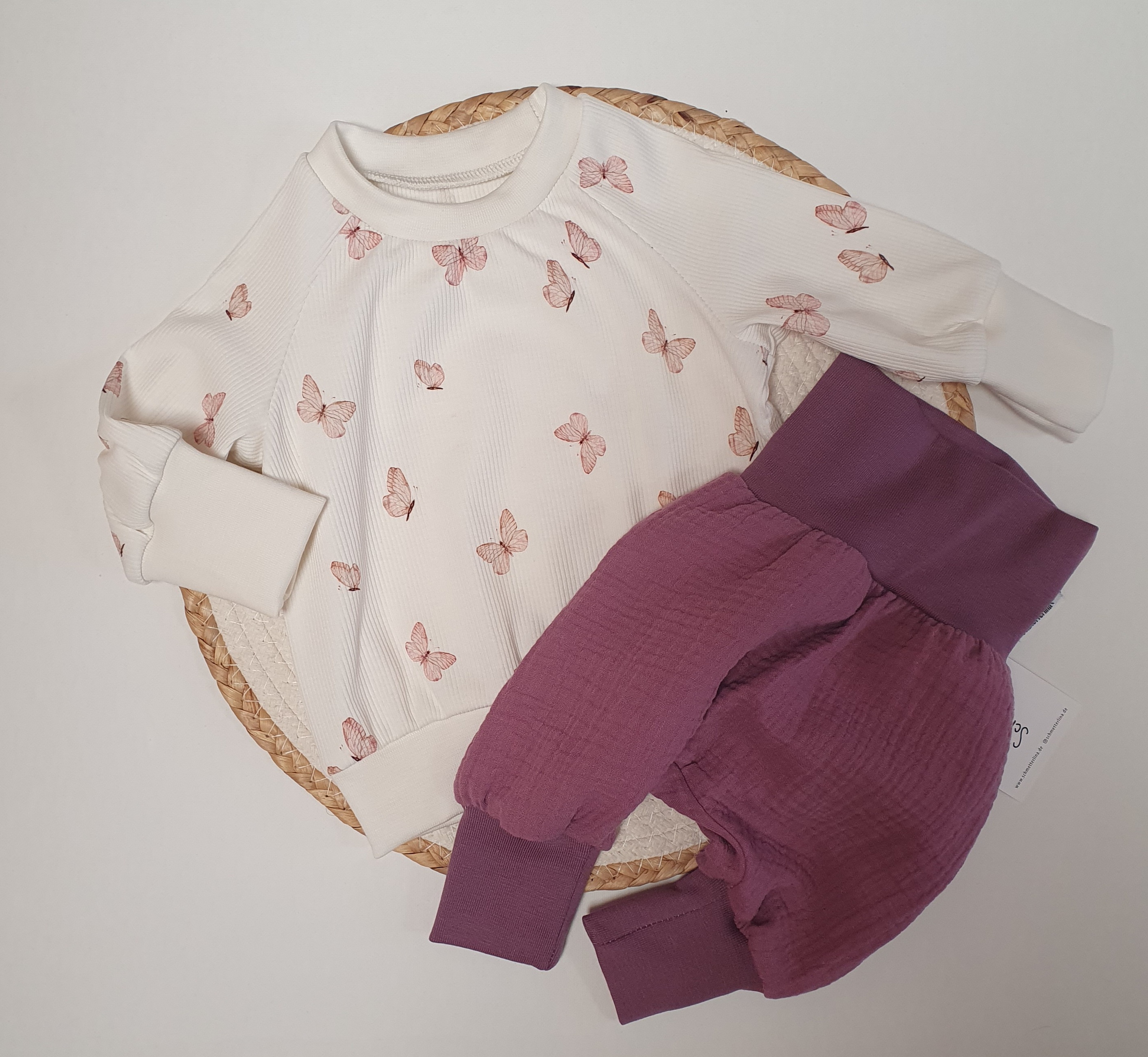 Sweater Rib Schmetterlinge