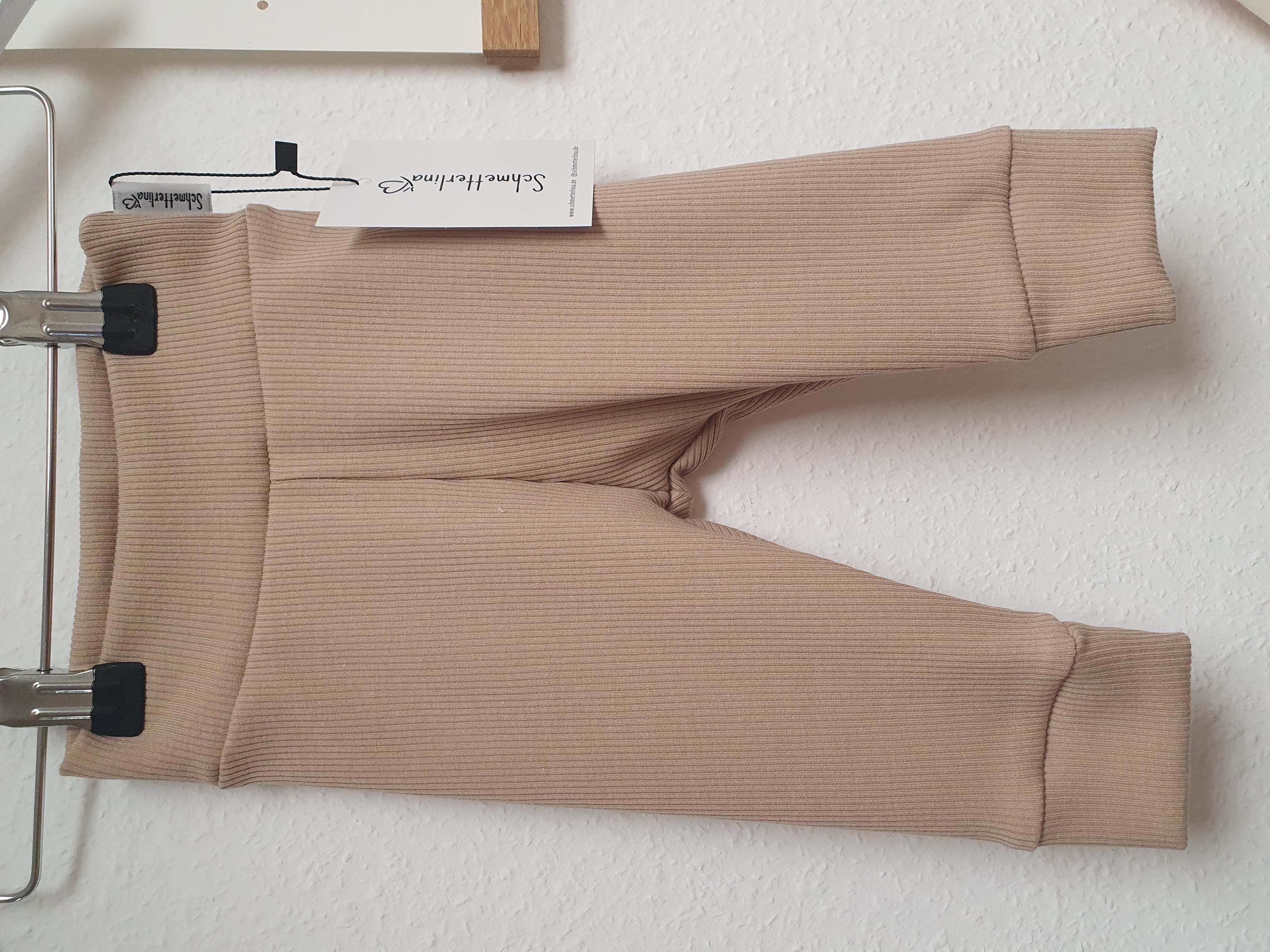 Leggings Rib dunkelbeige