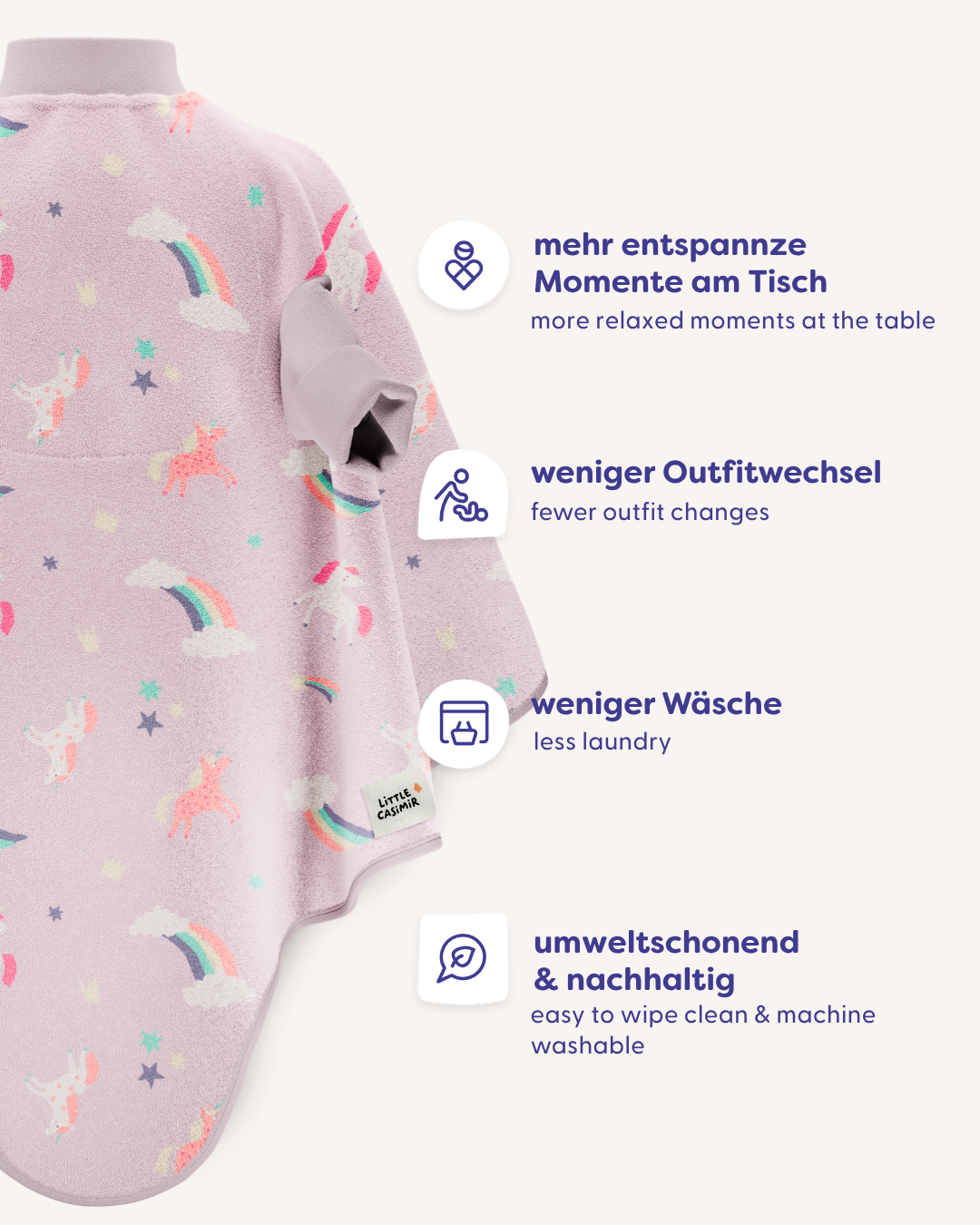 Lätzchen Boo rainbow dreams 