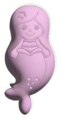 Sandförmchen Meerjungfrau 