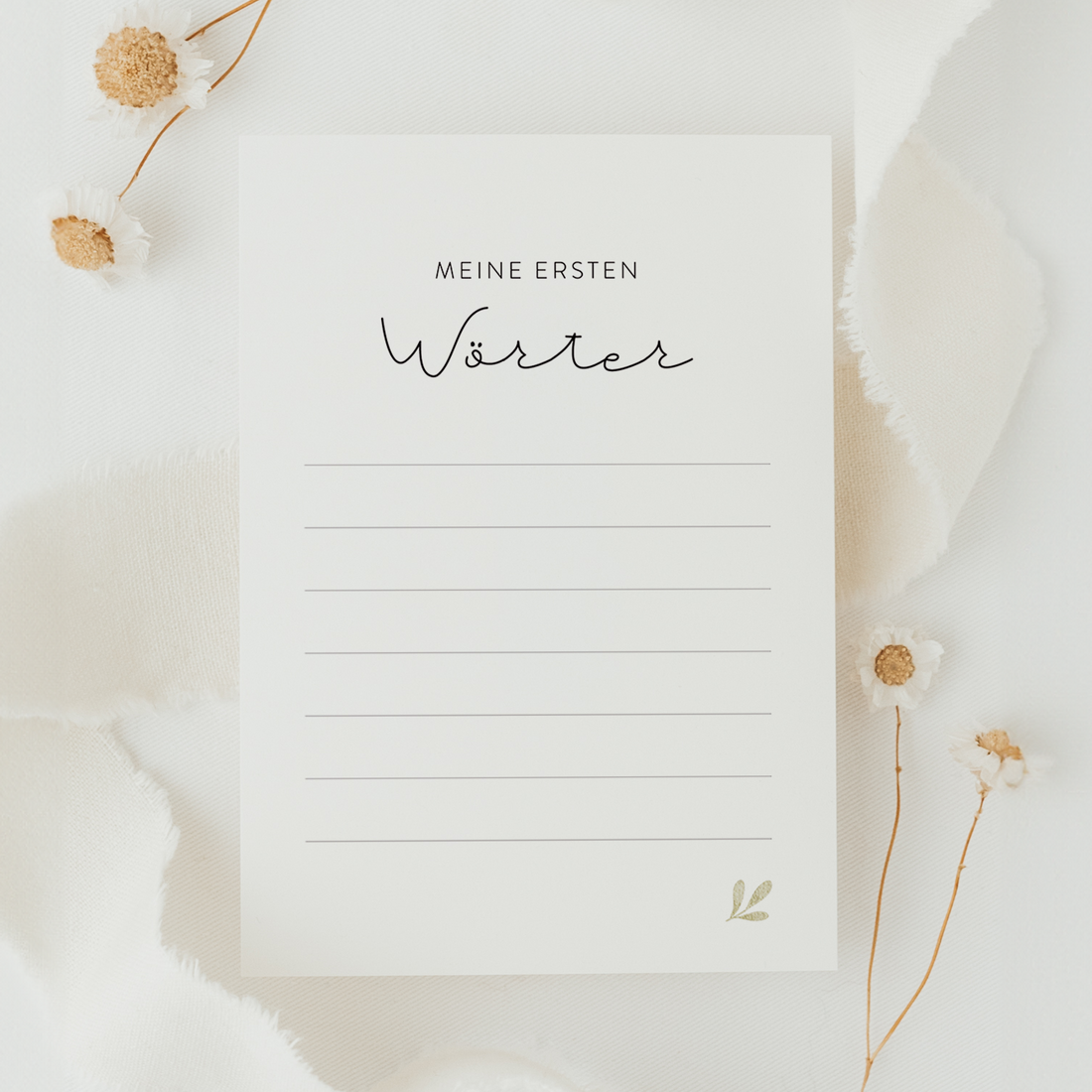 Meilensteinkarten Baby