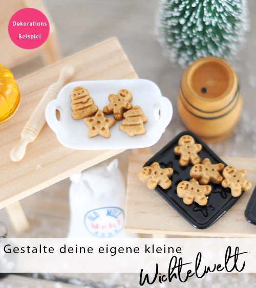 Miniatur Backformenset, ca. 4cm, 2 Stück