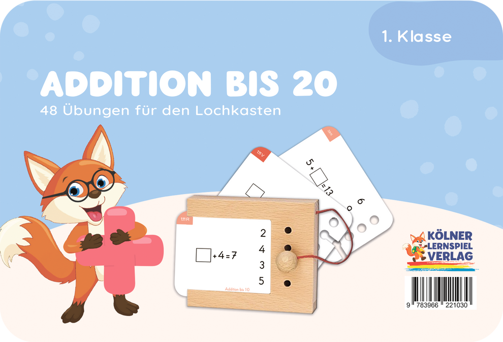 Kartensatz Addition bis 20  1.Klasse  