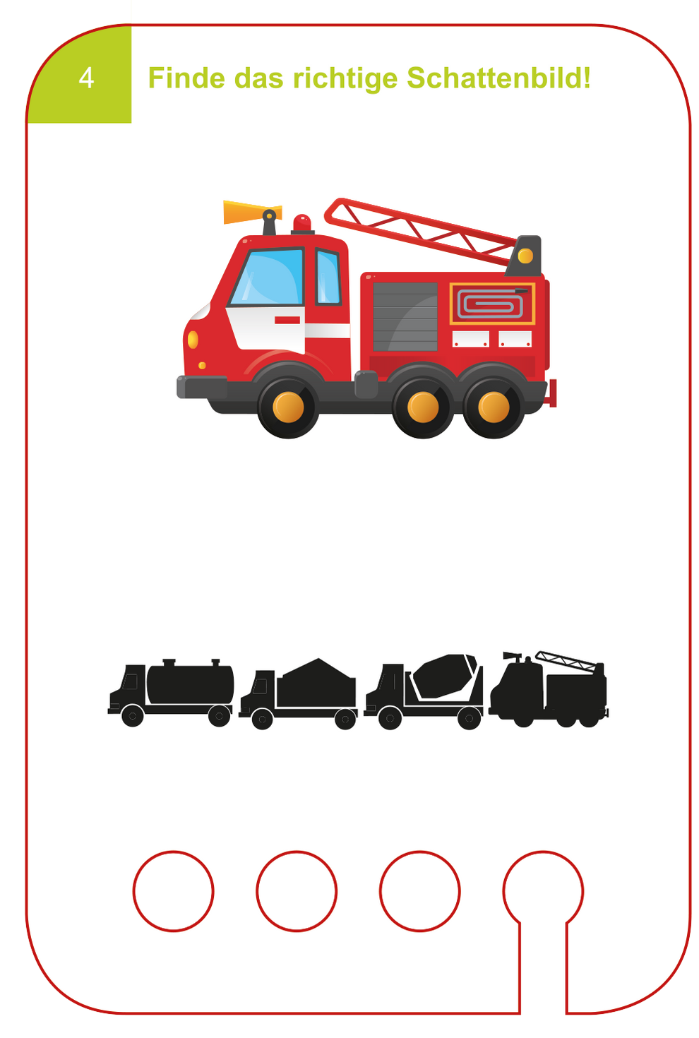 Kartensatz Erste Schattenspiele 3+ 