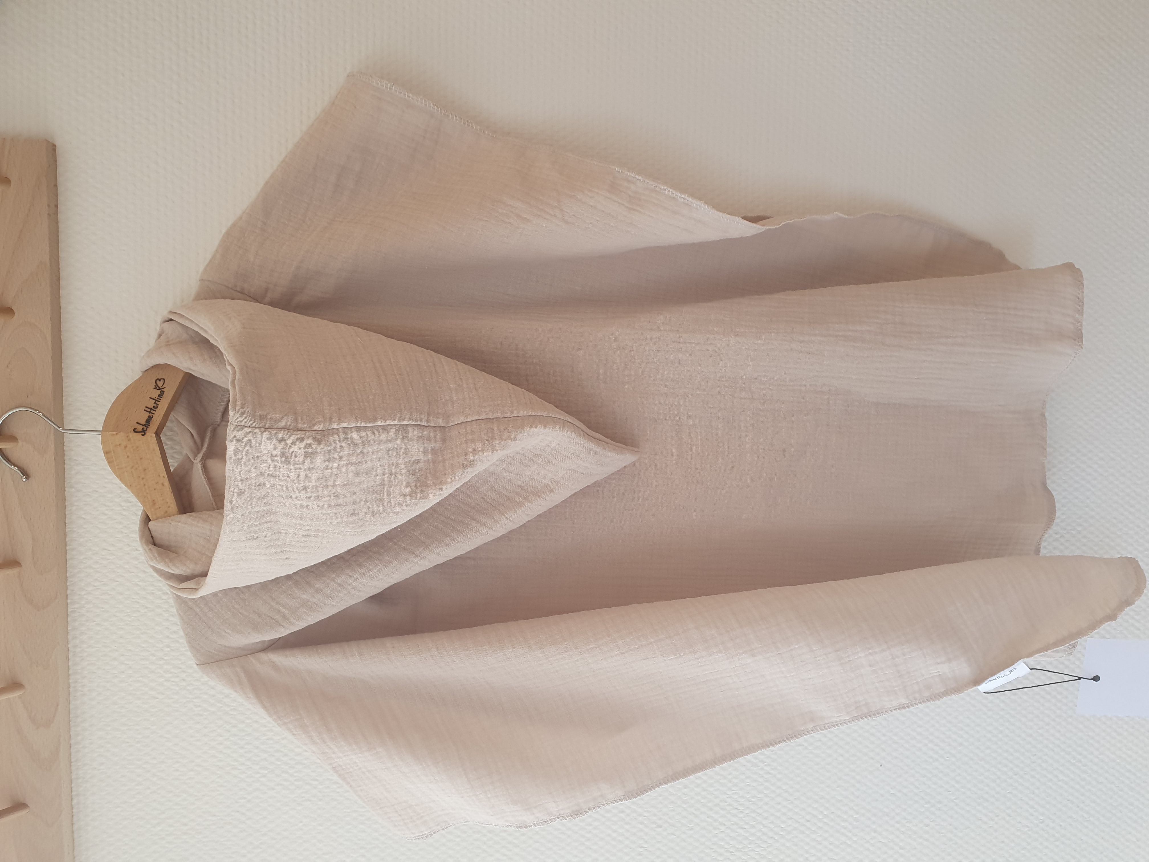 Badeponcho beige