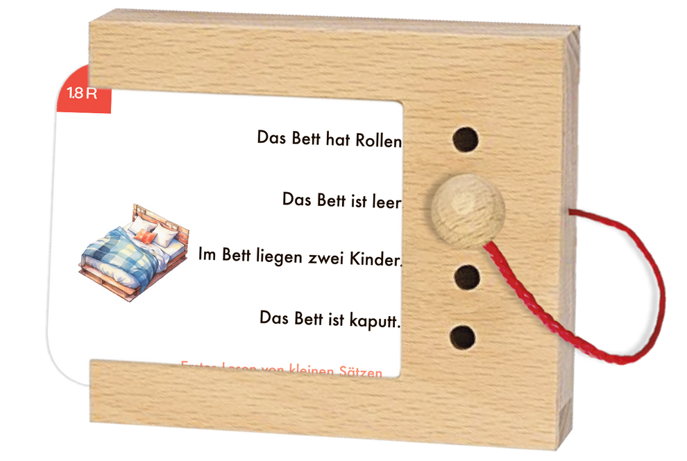 Kartensatz Erstes Lesen von kleinen Sätzen 2.Klasse 