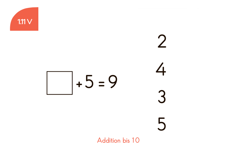 Kartensatz Addition bis 20  1.Klasse  