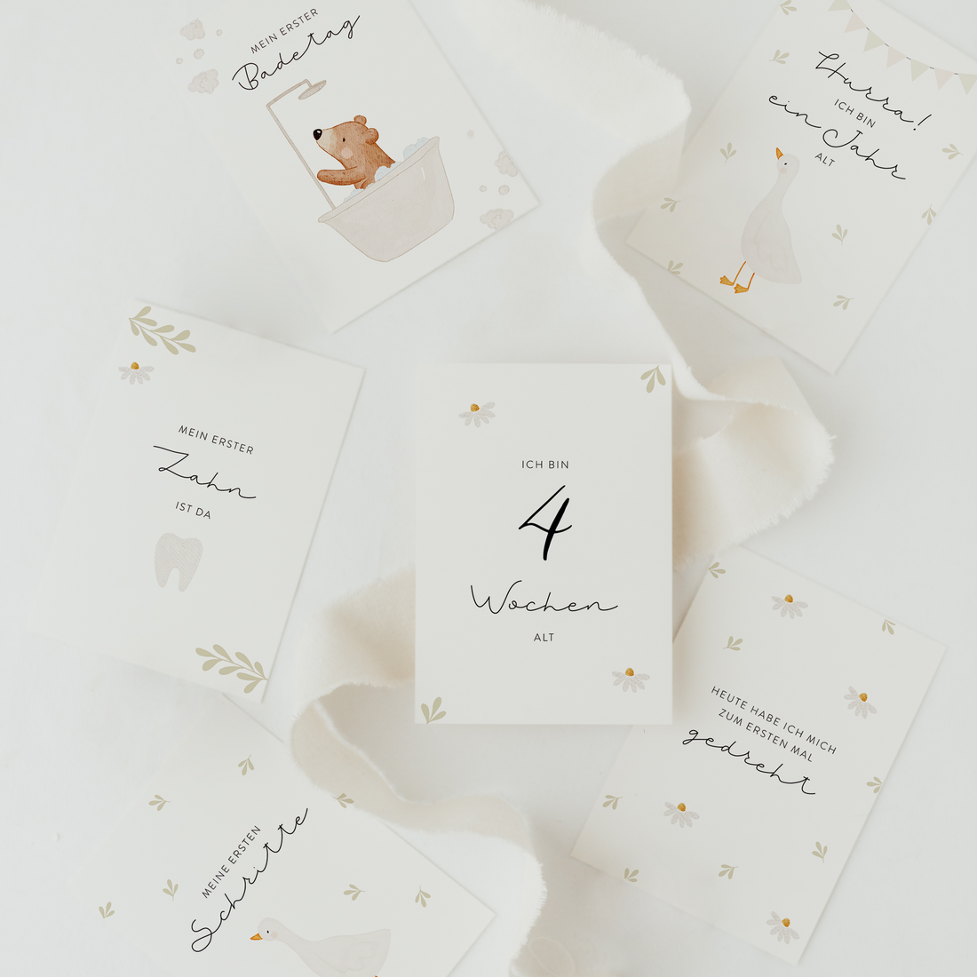 Meilensteinkarten Baby