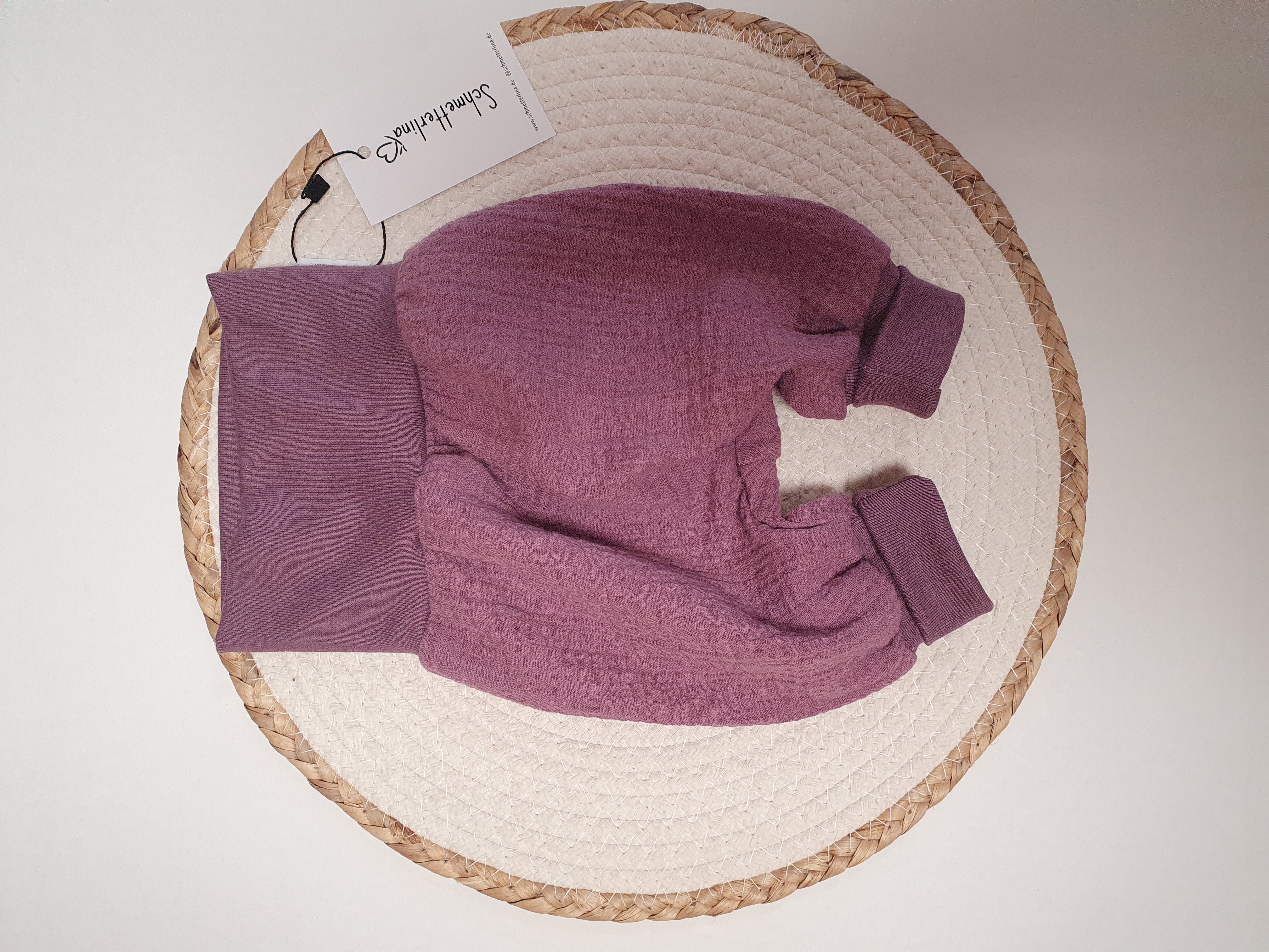Pumphose Musselin lila
