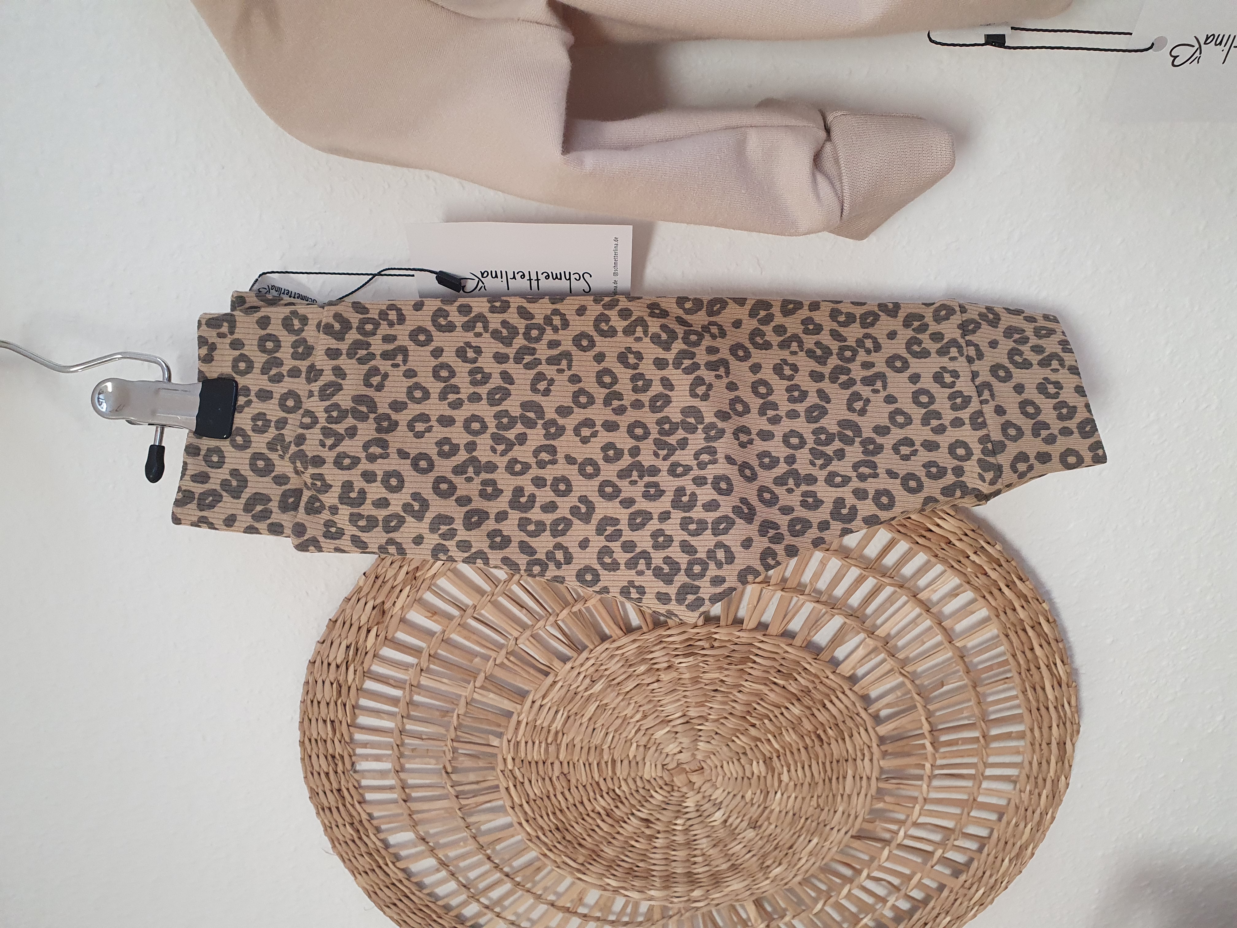 Leggings Rib Leo dunkelbeige/anthrazit