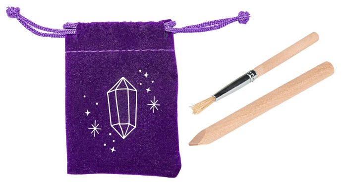 Happy Day Magischer Glücksstein zum Ausgraben (gelb) 