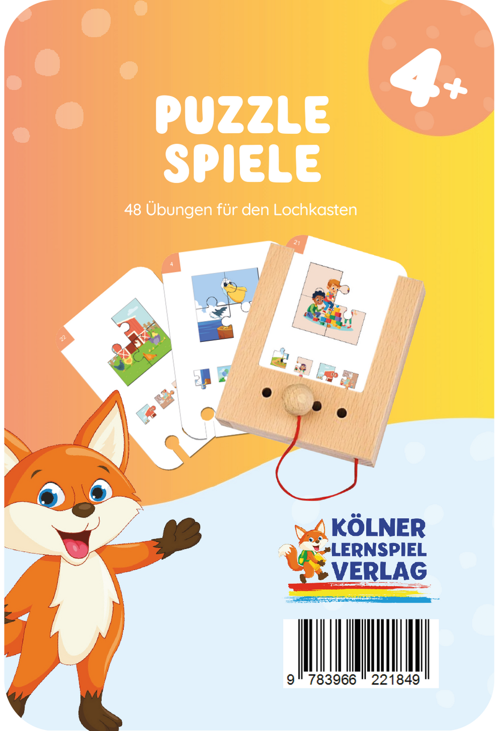Kartensatz Puzzle Spiele 4+