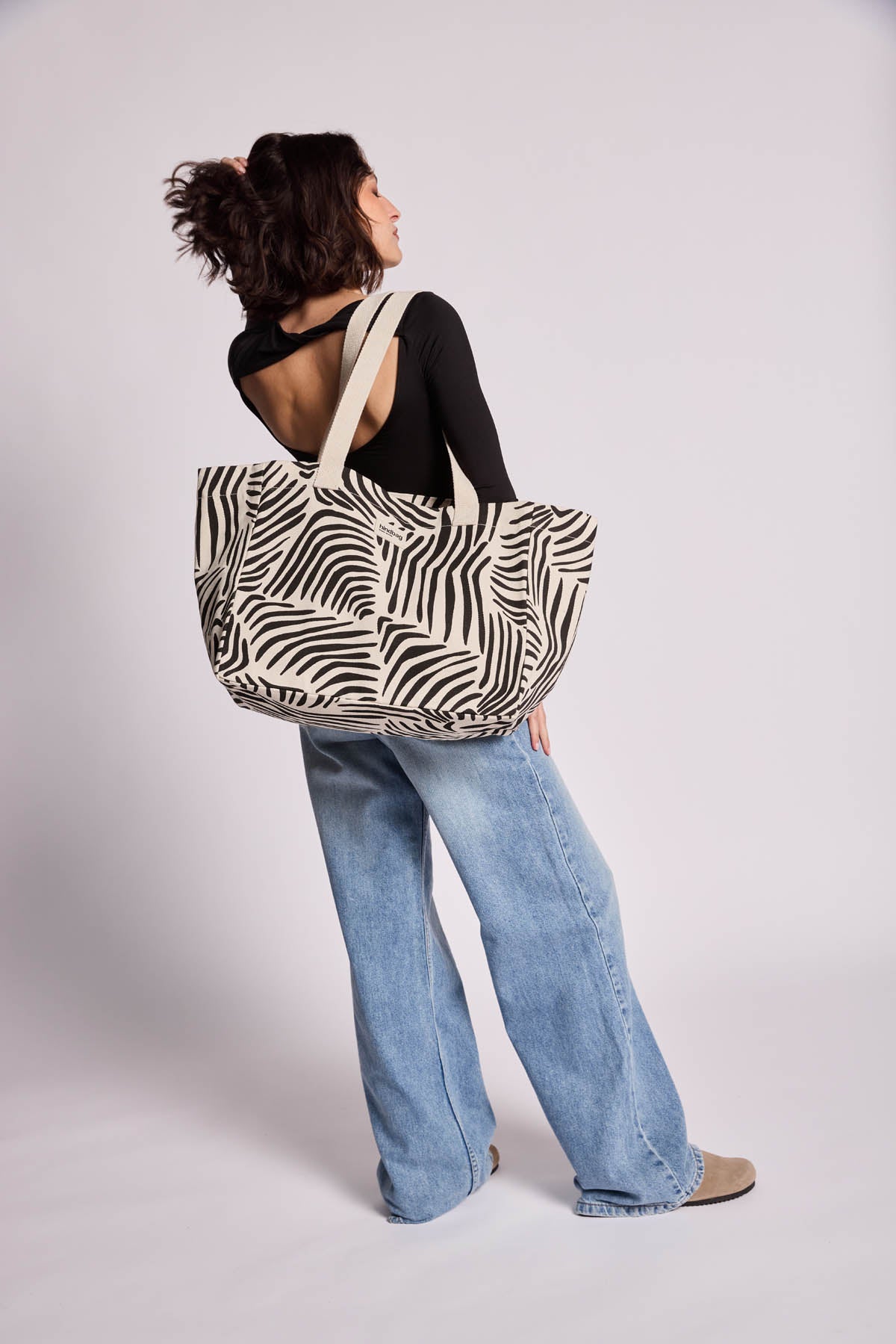 Shopper Clauda Zebra ecru 