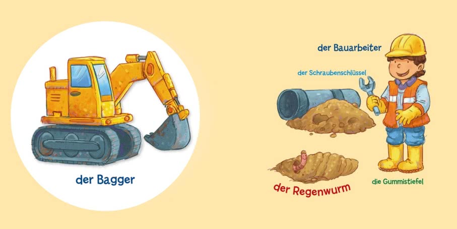 Baby Pixi Unkaputtbar - Meine ersten Wörter Baustelle 