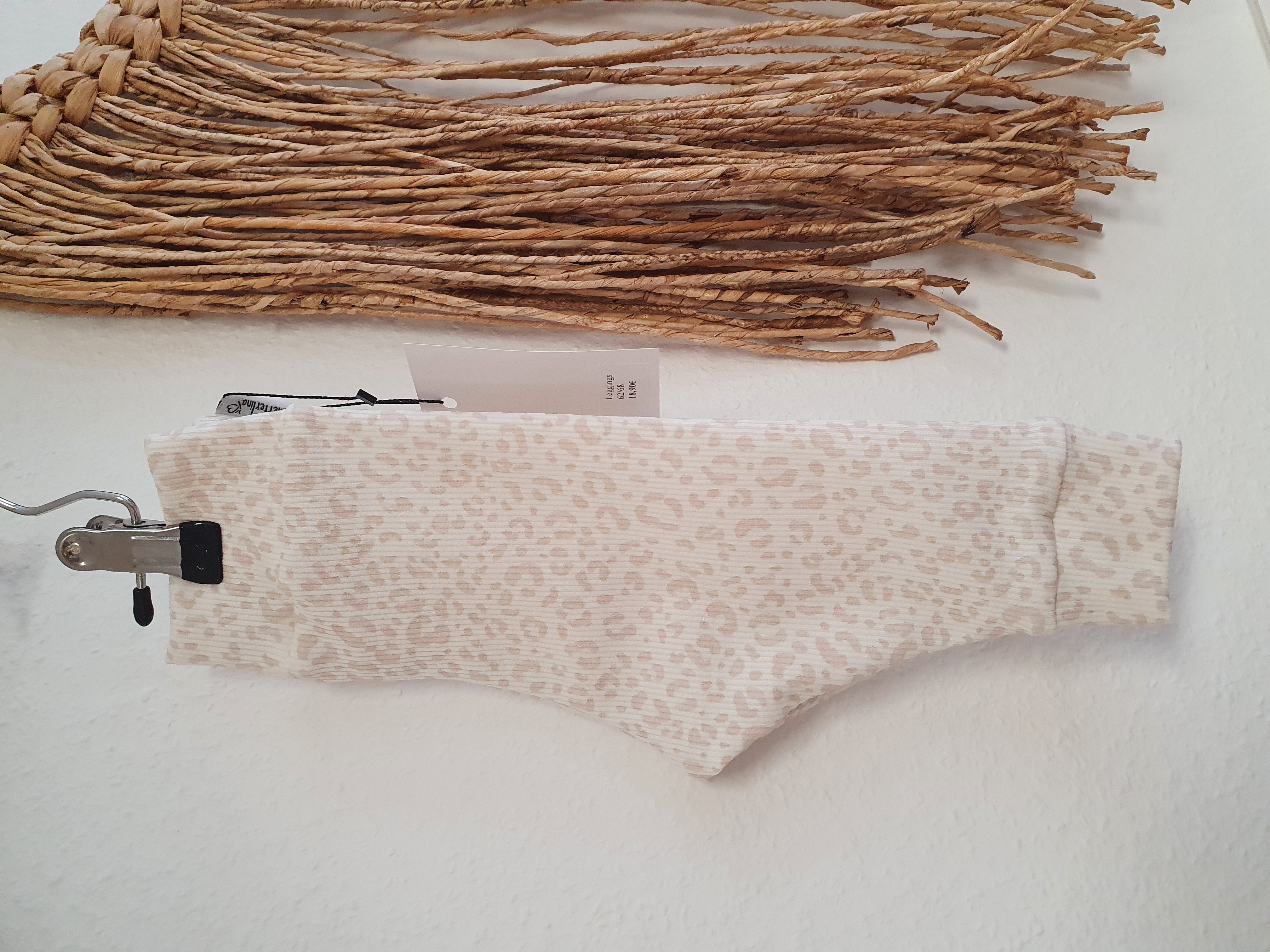 Leggings Rib Leo blush