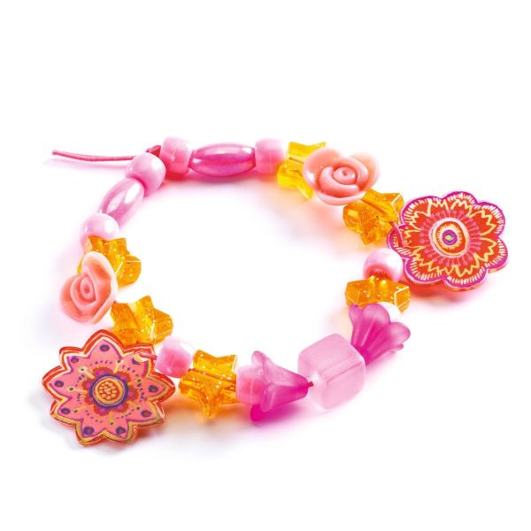 Schmuck basteln : Perlen Acryl Blumen